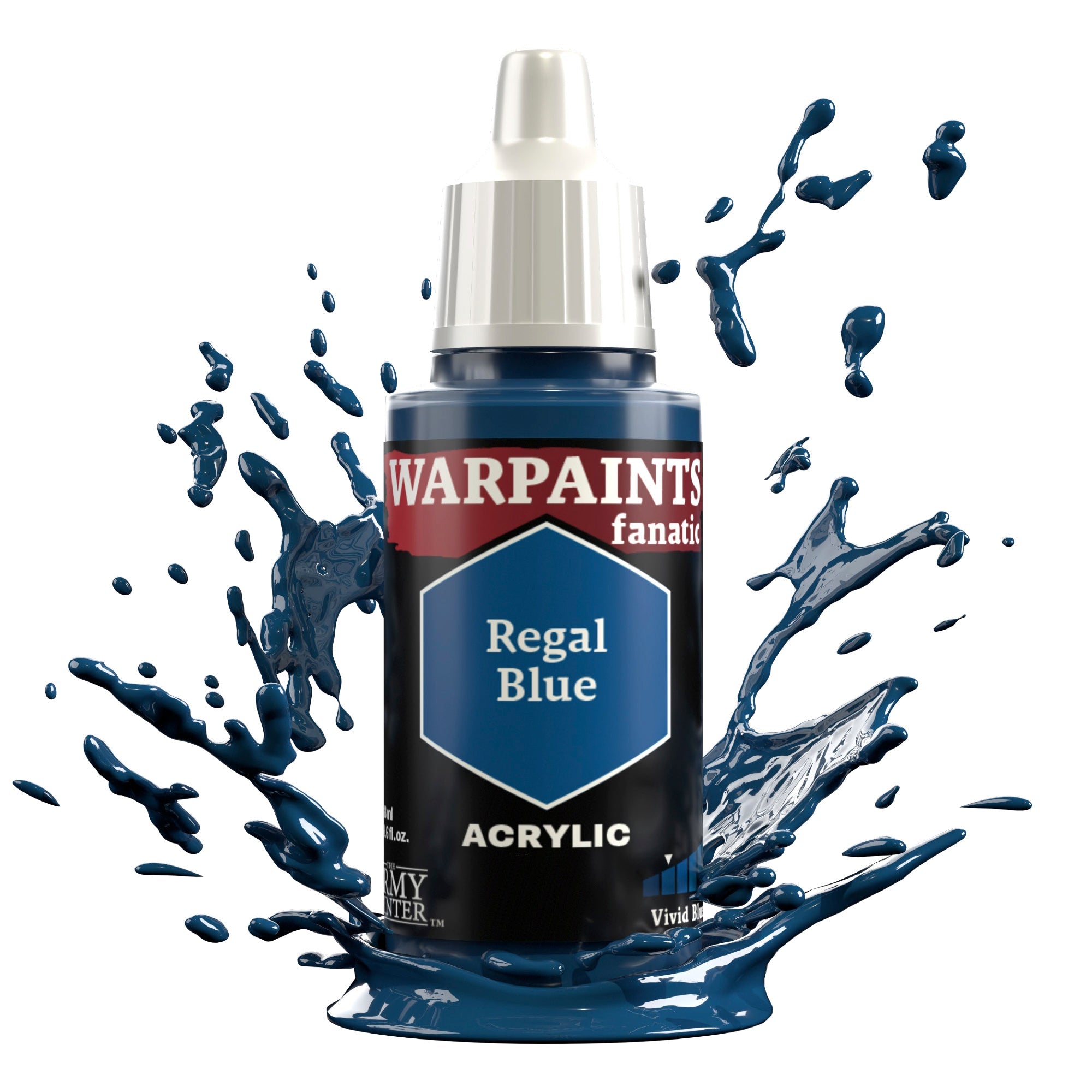 Warpaints Fanatic: Regal Blue - Premium Watercolor Paint Set for Artists & Hobbyists - Perfect for Canvas, Paper & DIY Craft Projects