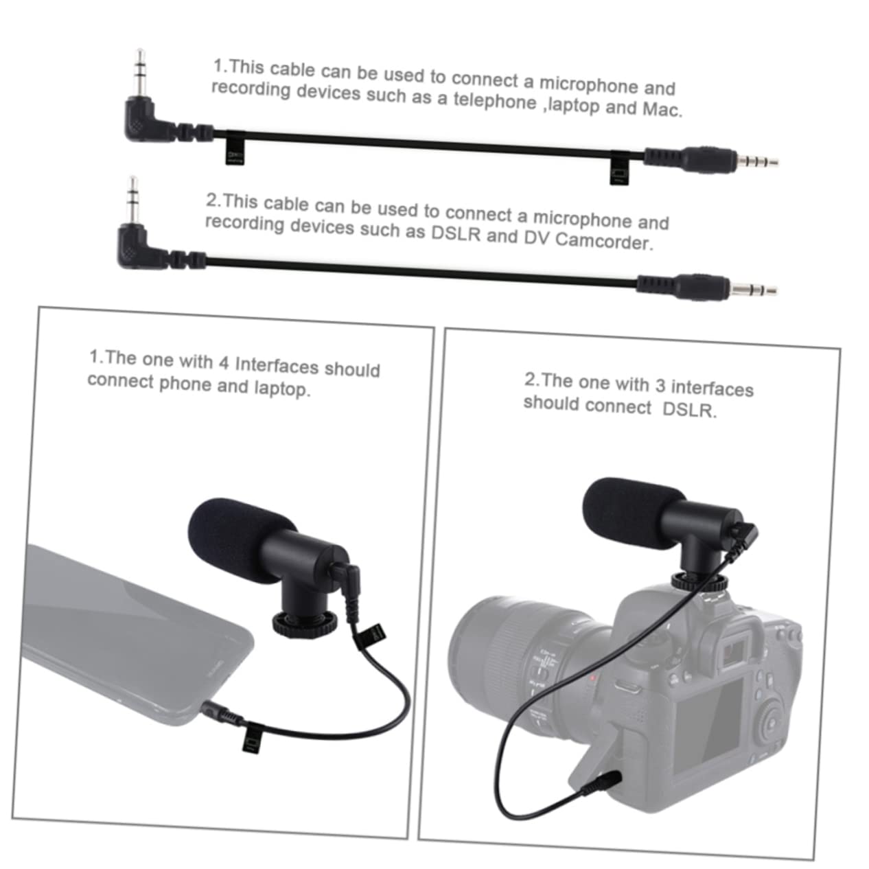Gatuida 1 Set Professional Live Stream Kit - Adjustable Phone Tripod, Microphone Stand & Desk Light Stand - Perfect for YouTube, TikTok, Makeup Tutorials & Vlogging (Includes Camera Mount & Mobile Phone Holder)