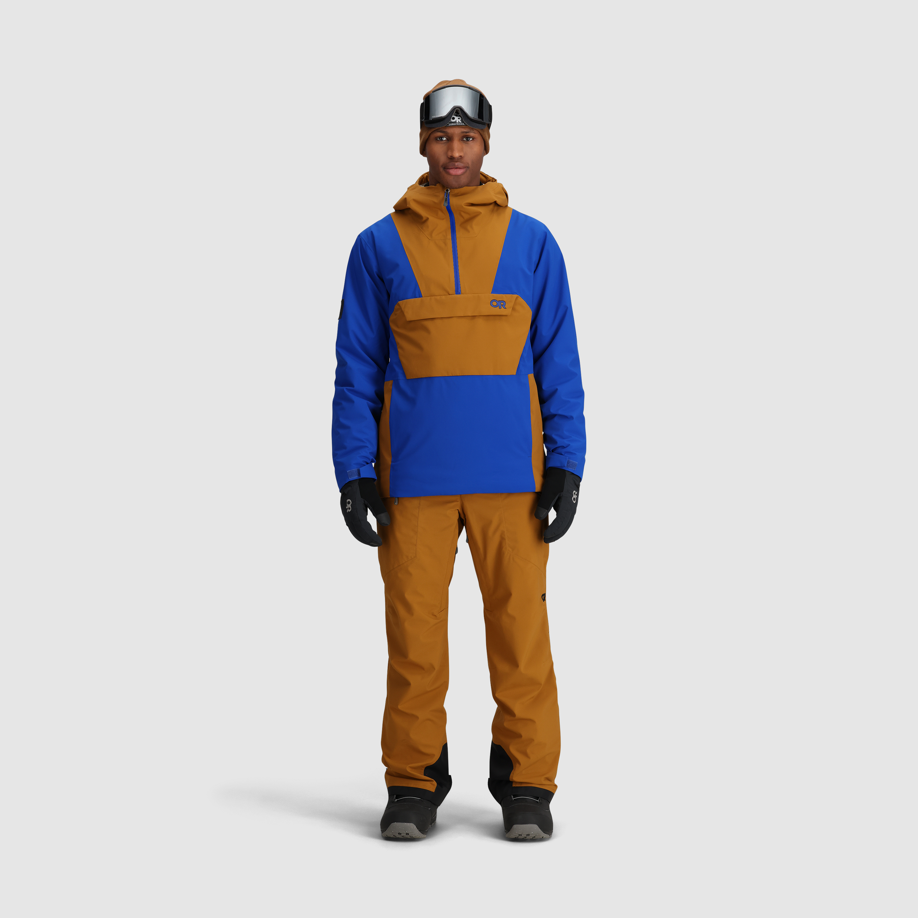 Men's Snowcrew Anorak Jacket - Waterproof Winter Coat for Skiing, Hiking & Outdoor Adventures