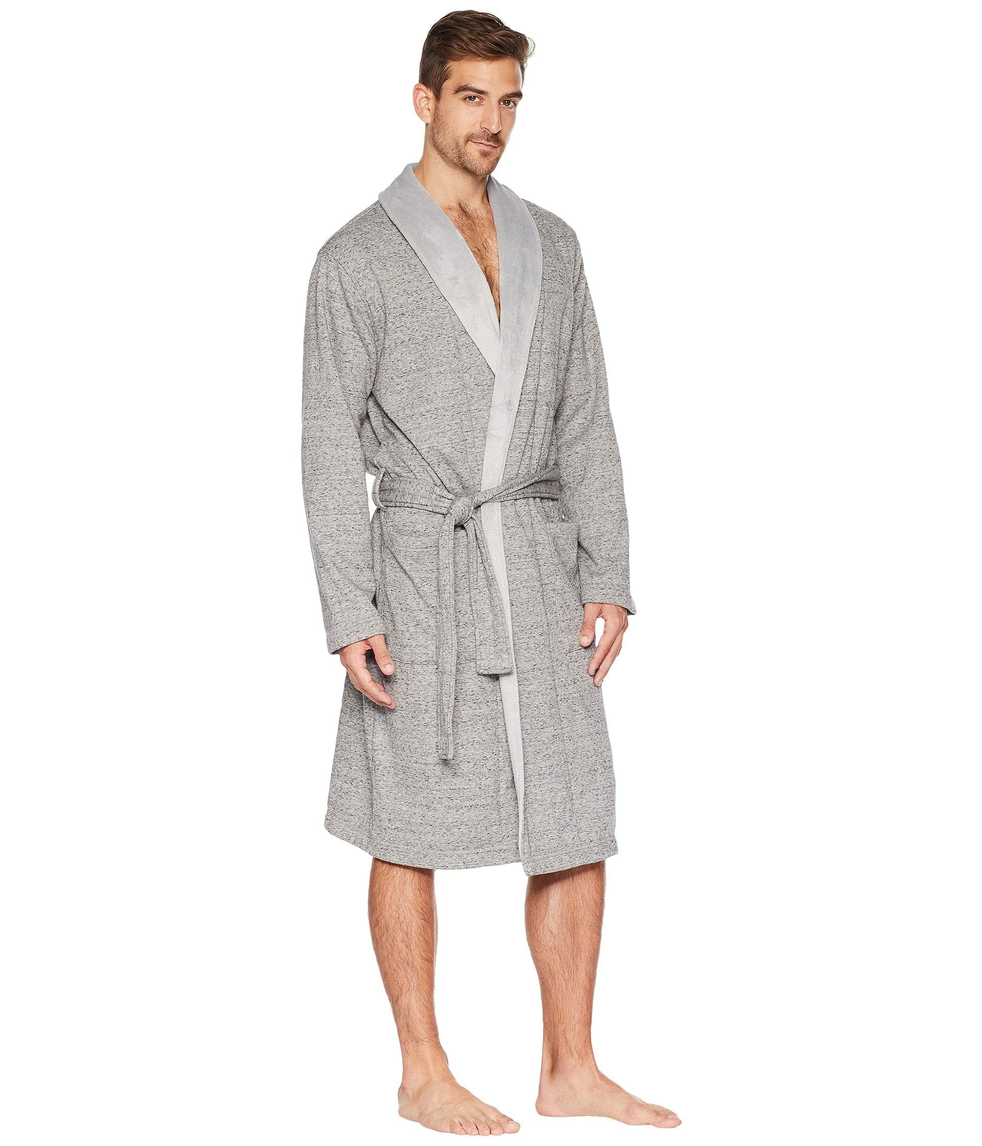 UGG Men's Robinson Robe - Premium Plush Fleece Bathrobe for Men | Soft & Cozy Loungewear for Home, Spa & Relaxation