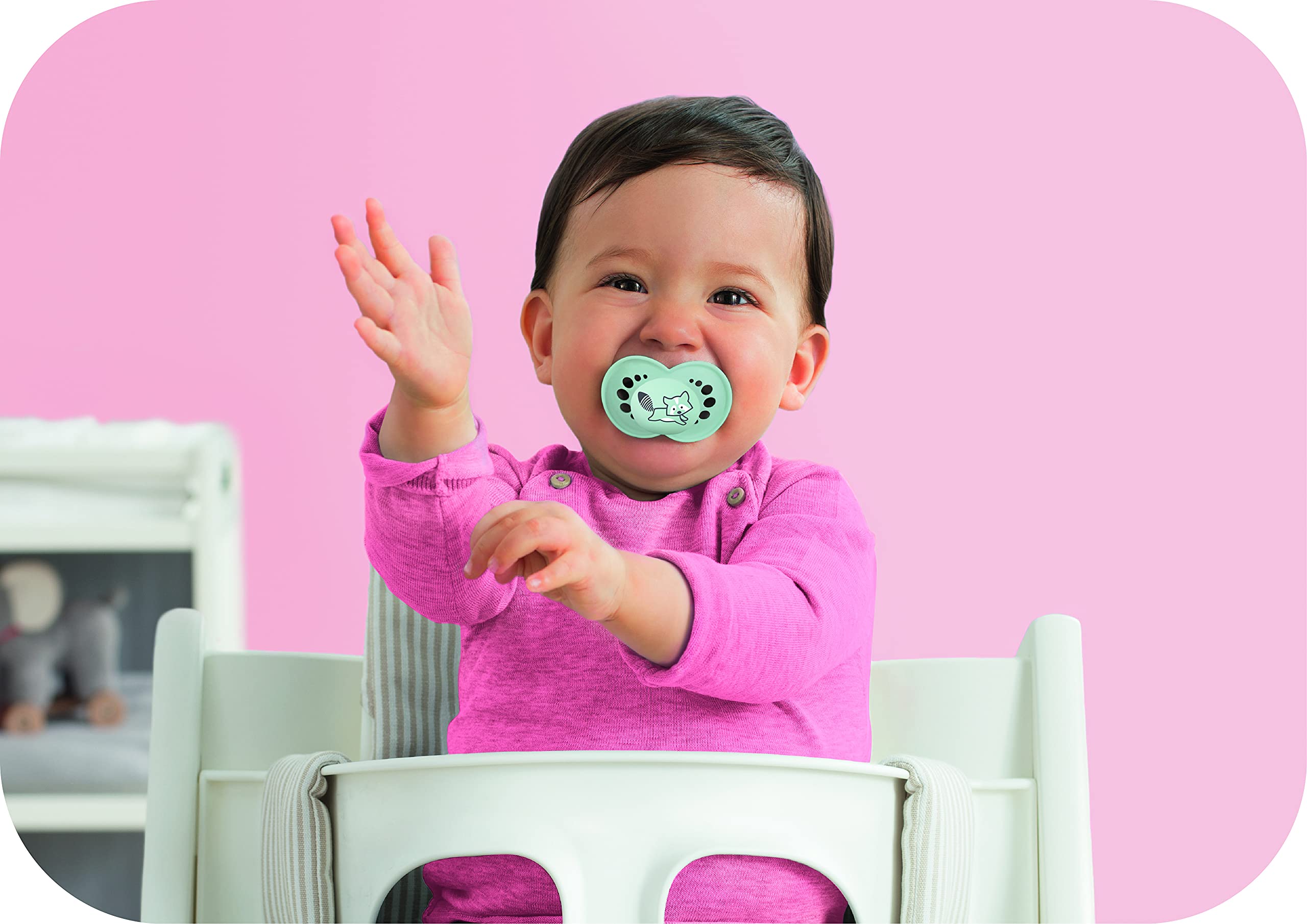 MAM Original Matte Baby Pacifiers for 16+ Months - BPA-Free Silicone Nipple, Easy to Clean, Doctor-Approved for Breastfed Babies - 2 Pack with Sterilizer Case - Perfect for Soothing, Travel & Daycare Use