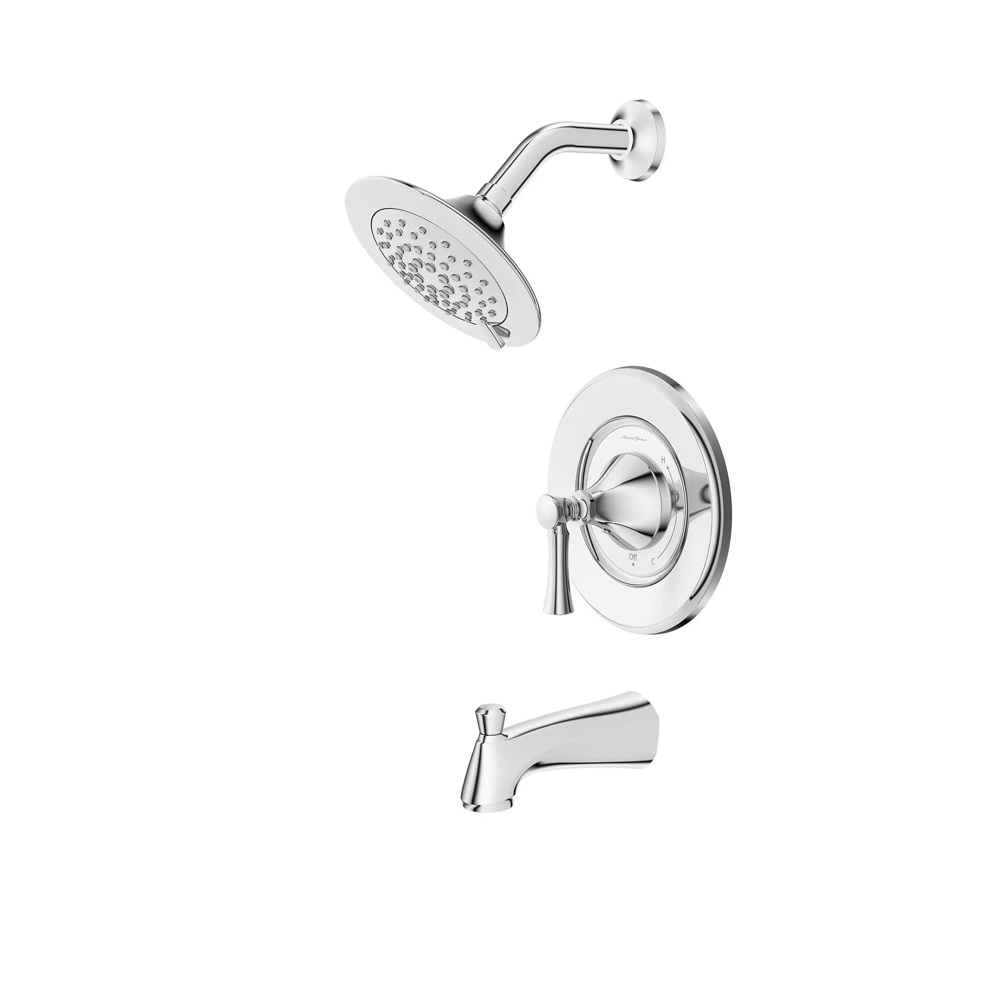 Chancellor® 1.8 GPM/6.8 LPM Tub and Shower Trim Kit with Ceramic Disc Valve Cartridge & Lever Handle - Perfect for Bathroom Renovation and Modern Home Upgrades