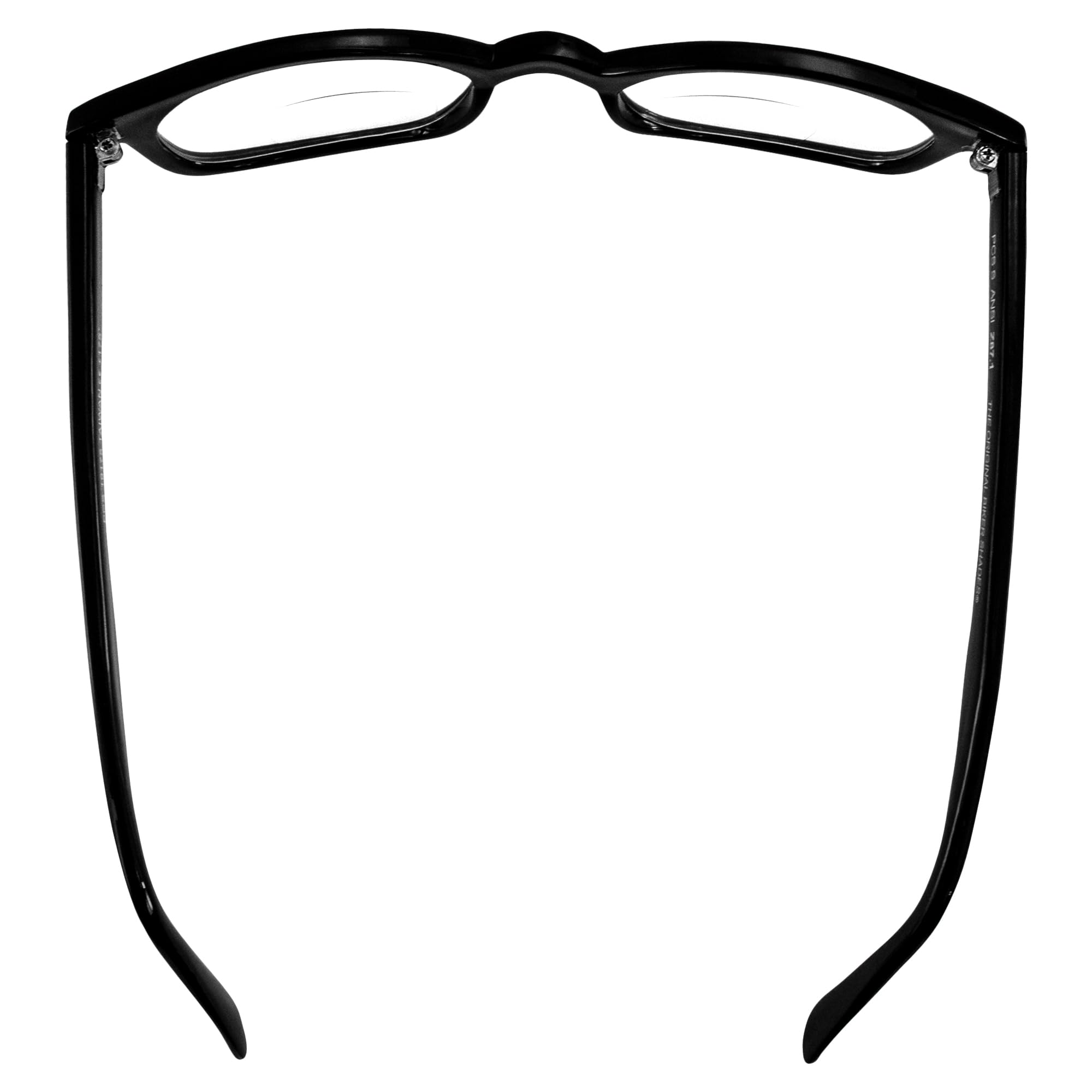 Pacific Coast Sunglasses X-Kd Readerz Clear Lens 1.75 Rectangular Reading Glasses - Black Frame, 55mm Lens Width, 60mm Temple Length - Perfect for Reading, Driving & Outdoor Activities