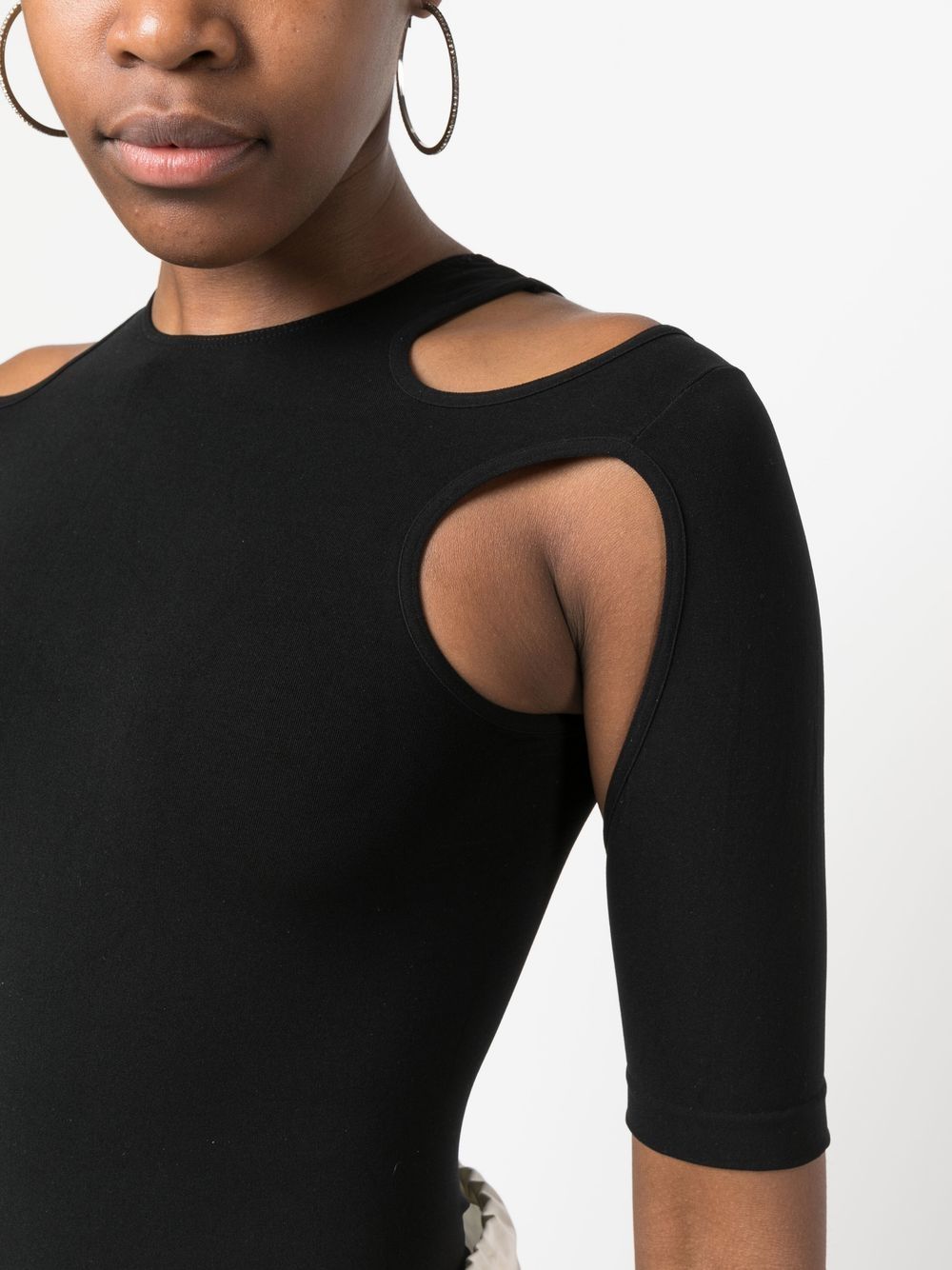 Andrea Adamo Women's Black Top - Stylish & Comfortable Blouse for Casual Wear, Office & Evening Outfits