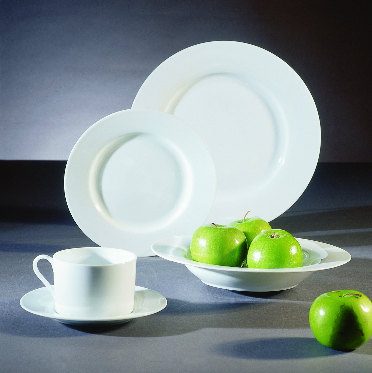 10 Strawberry Street Z-Ware Porcelain 6-Inch Bread and Butter Plates, Set of 6, White - Perfect for Breakfast, Brunch, and Elegant Dinner Settings