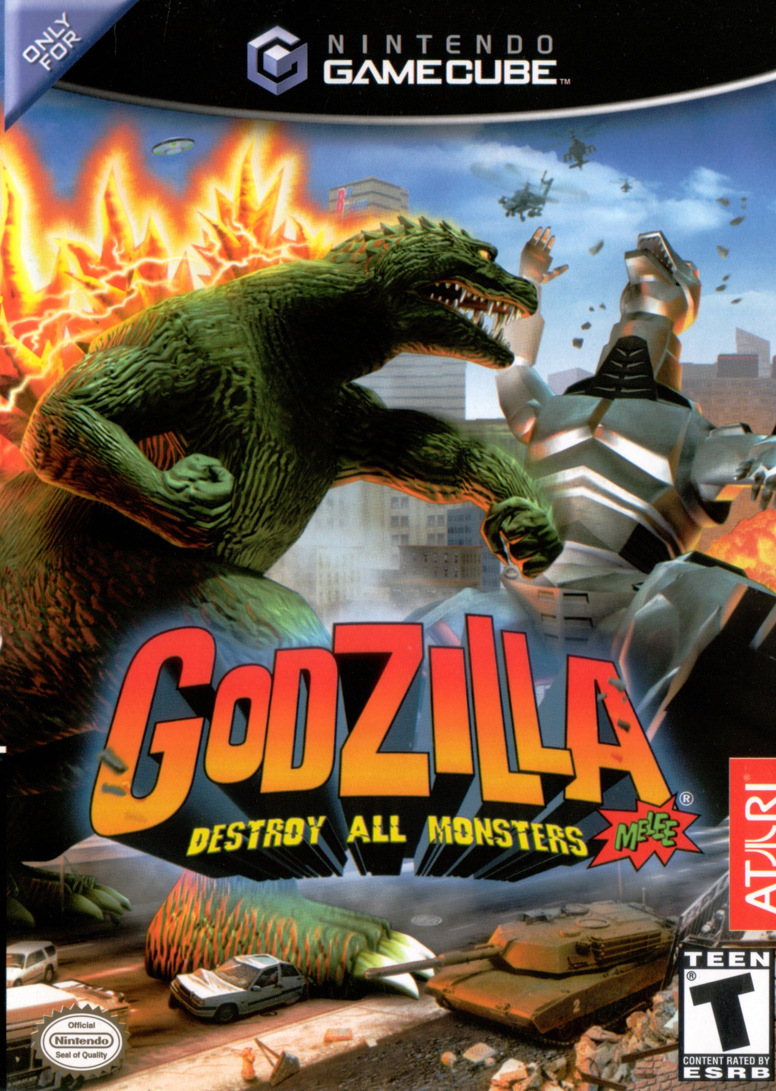 Godzilla: Destroy All Monsters Melee - Classic Monster Fighting Game for Nintendo GameCube | Epic Kaiju Battles for Gaming Nights & Collector's Showcase