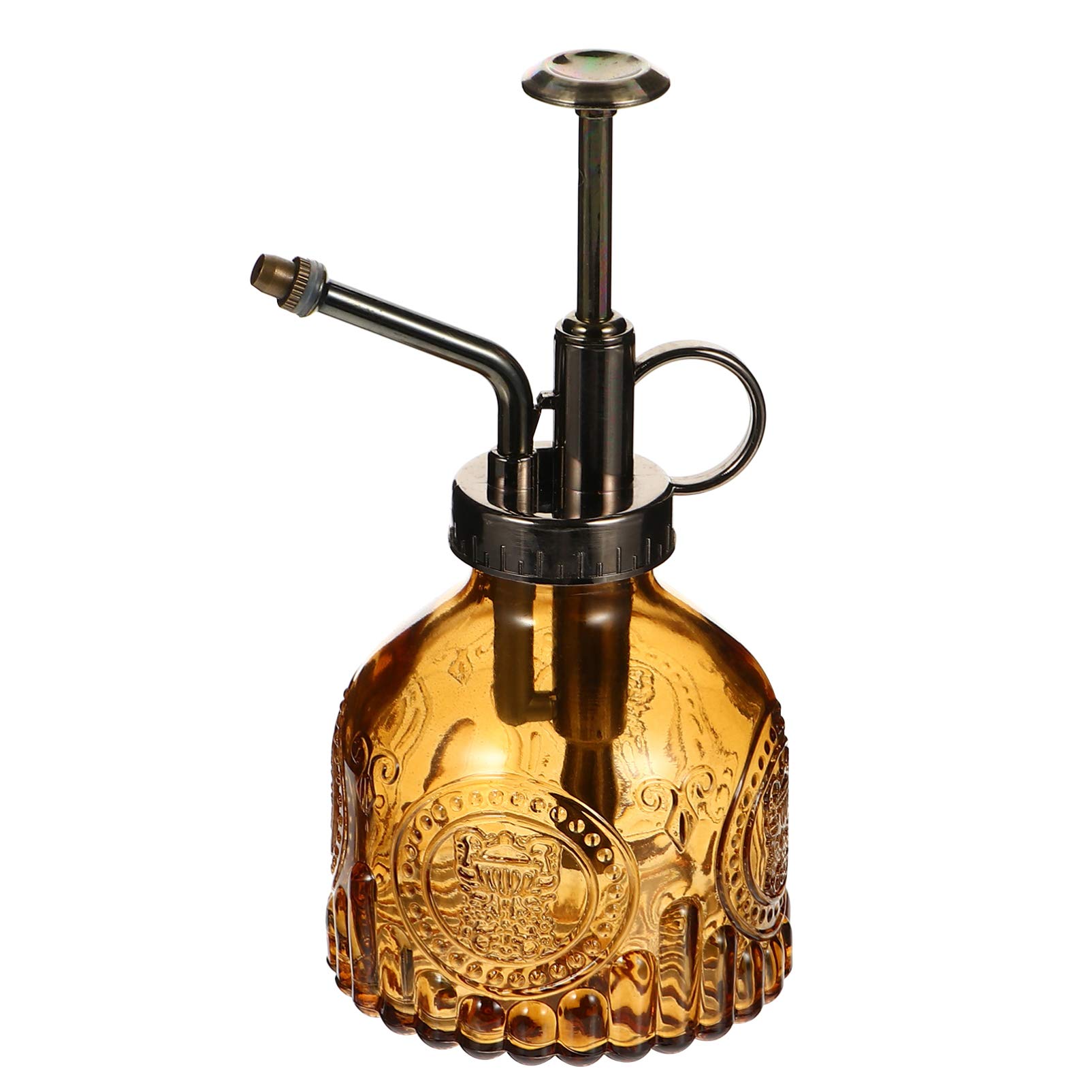 200ML Vintage Glass Plant Mister - Fine Mist Spray Bottle with Top Pump for Succulents, Flowers & Indoor Plants | Perfect for Gardening, Hydration & Home Decor