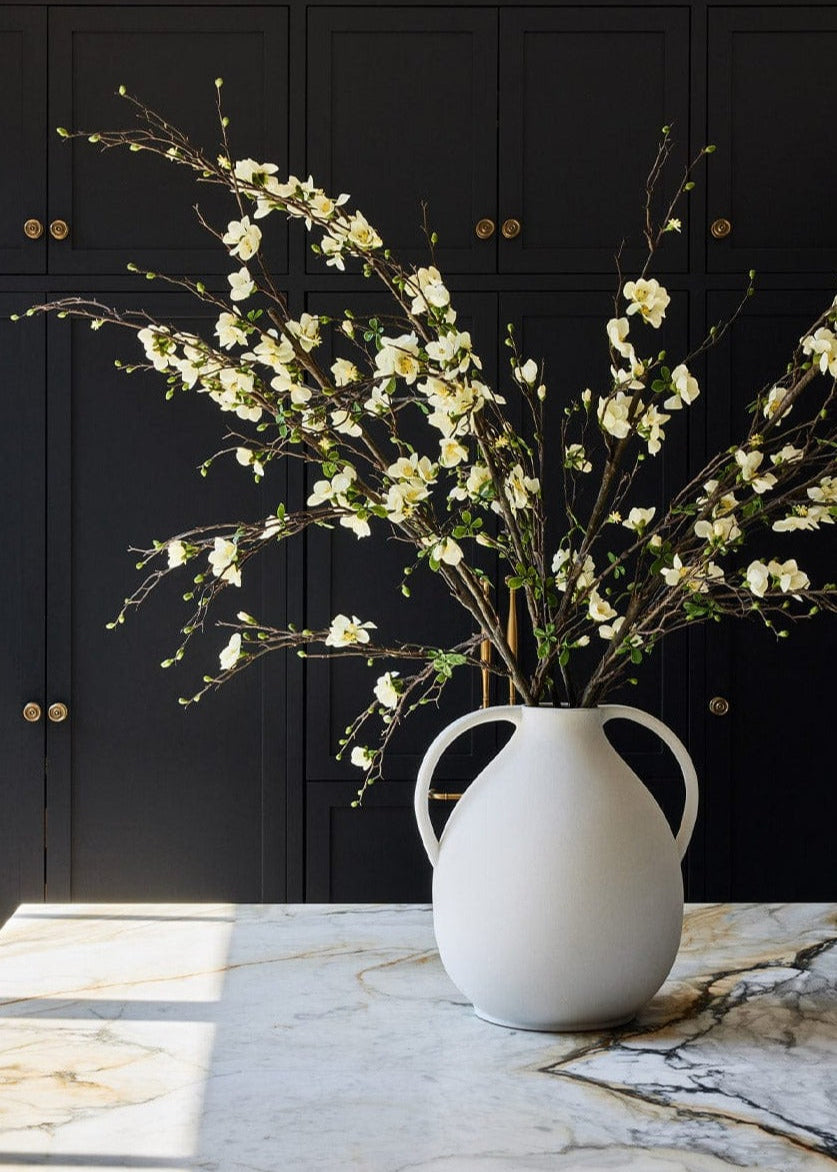 Premium Artificial Flowers - Cream Faux Blossom Branches (Set of 57) | Elegant Home Decor for Wedding Centerpieces, Table Arrangements & Spring Floral Displays