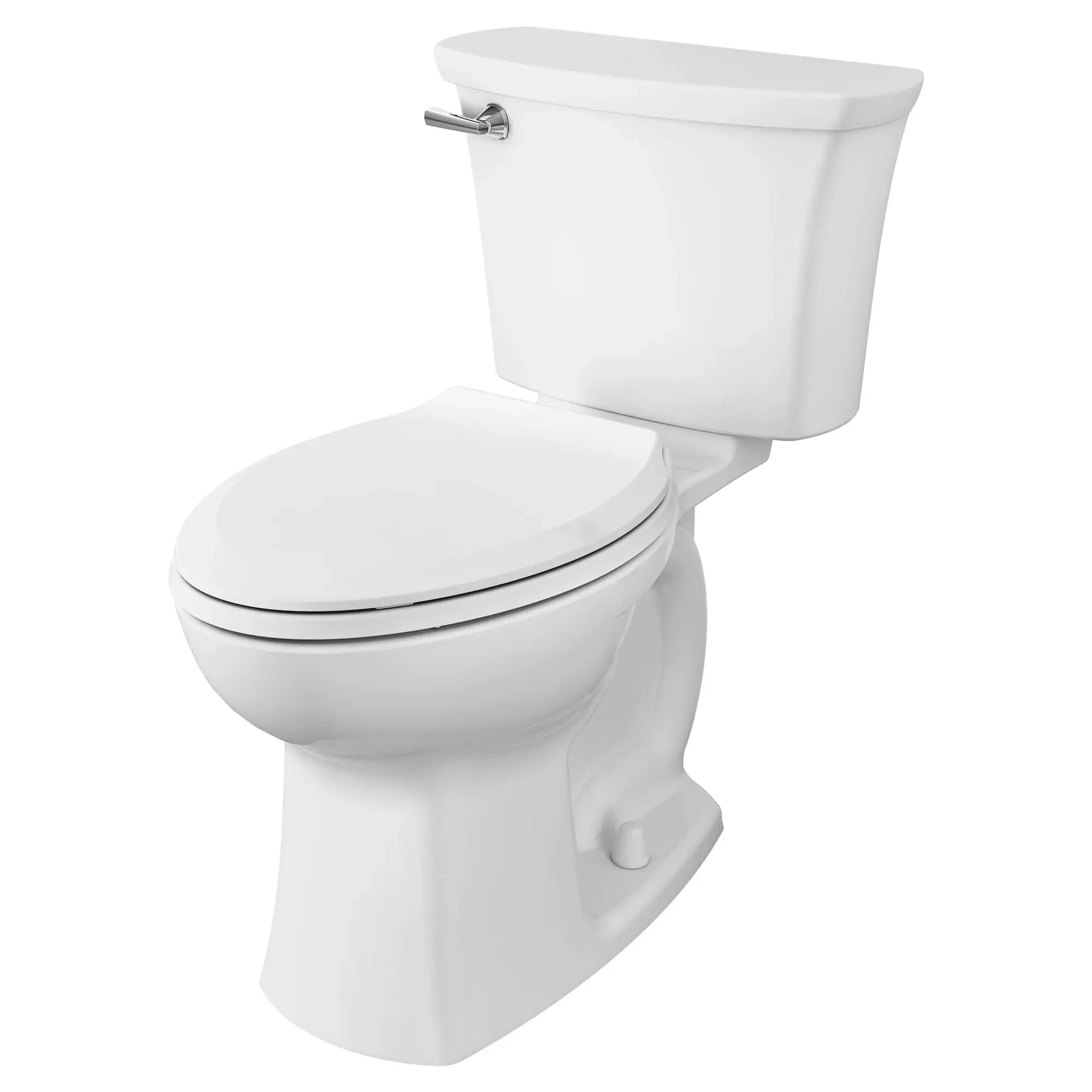 Edgemere Two-Piece 1.28 GPF/4.8 LPF Elongated Toilet with Chair Height & 10-Inch Rough-In Seat - Water-Efficient Bathroom Upgrade for Modern Homes & Commercial Spaces