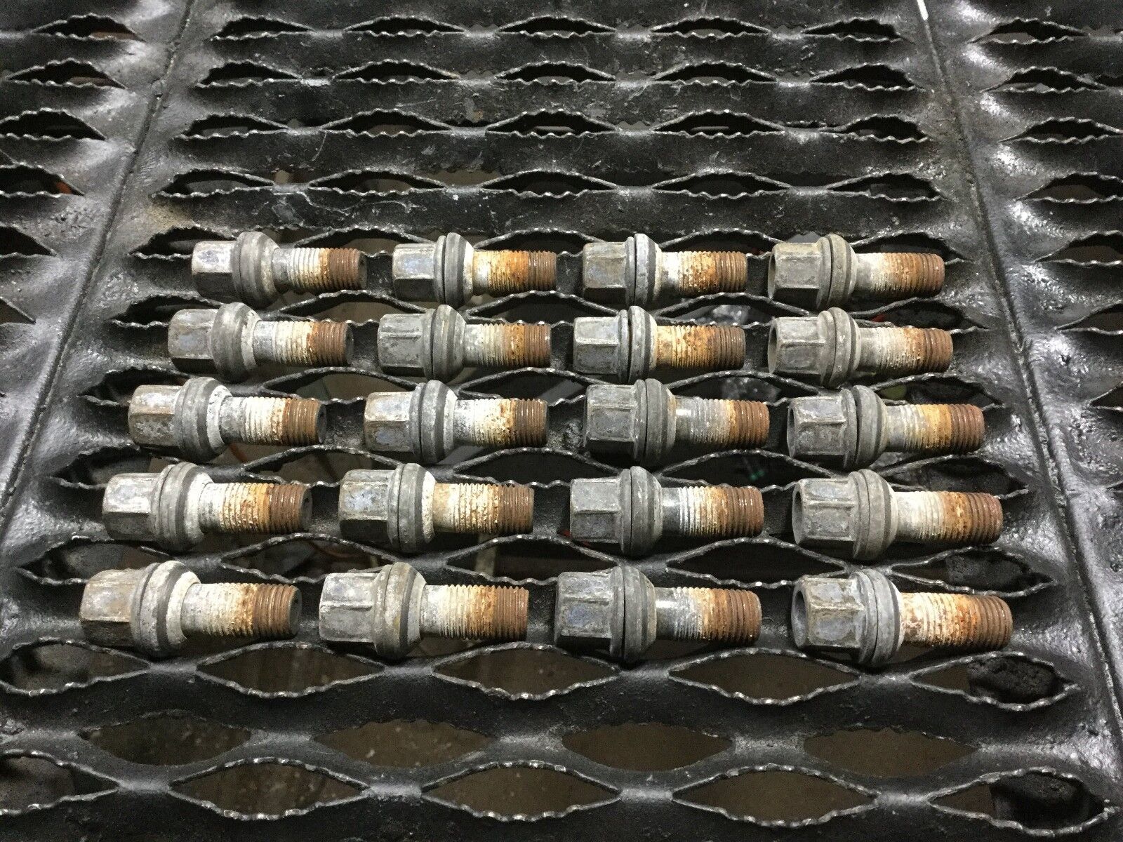 Original Audi A4 Wheel Bolt Lug Nut Set - 20pcs OEM Replacement (Fits 2002-2008 Models) - Perfect for Wheel Maintenance & Tire Rotation