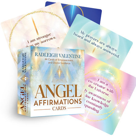Angel Affirmations Cards - 44 Inspirational Cards for Empowerment & Divine Guidance | Daily Motivation, Meditation & Spiritual Growth