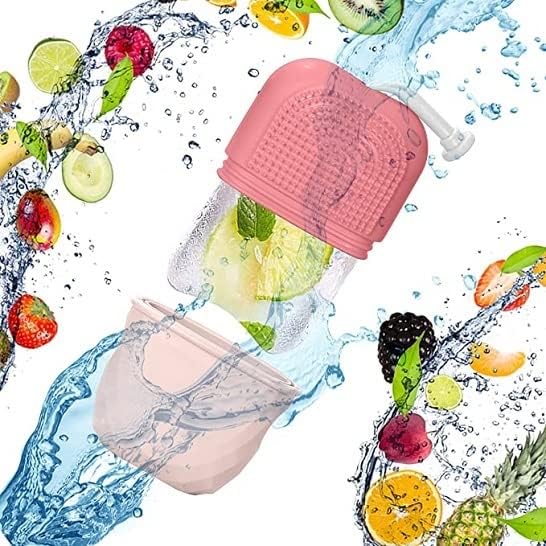 VONITY Best Ice Roller for Face - Oil Control & Glowing Skin | Cooling Face Massager for Women | Pink Ice Cube Roller for Puffiness & Dark Circles | Perfect for Morning Routine & Post-Workout Recovery