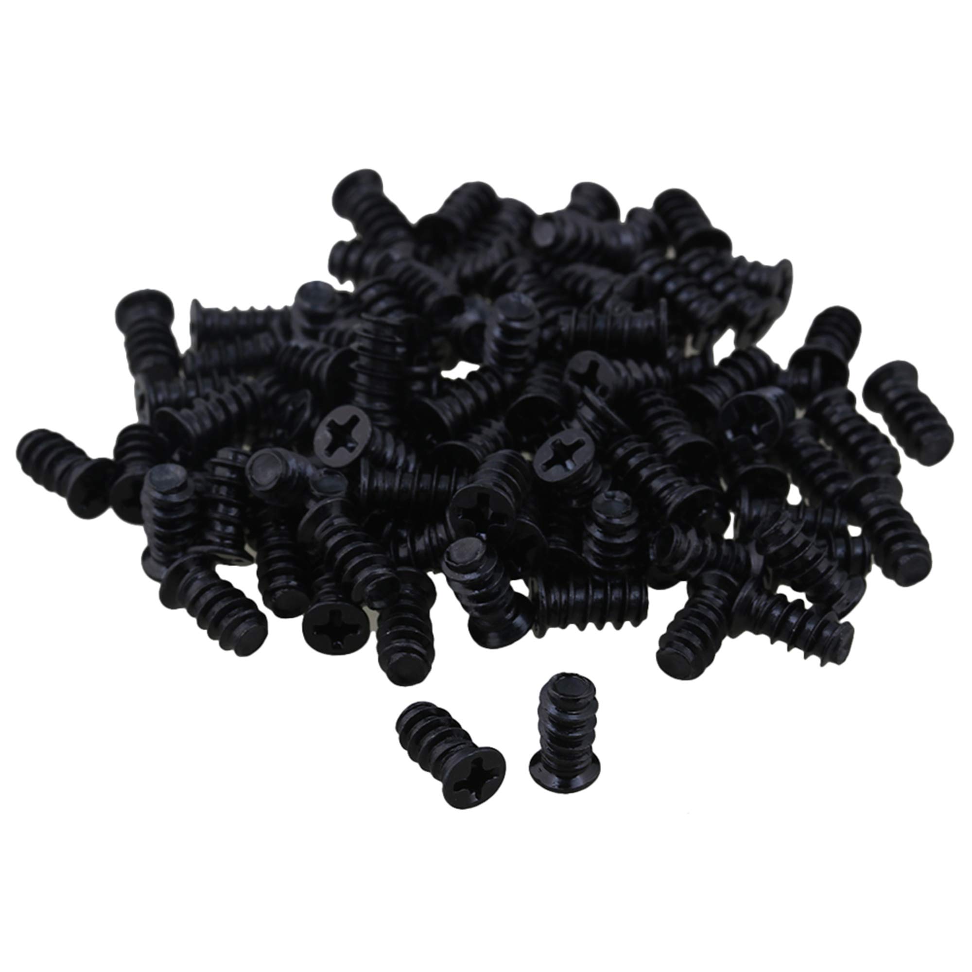 100pcs Black PC Computer Case Cooling Fan Mount Screws - Durable Fan Screws for PC Builds, Gaming Rigs & Workstations - Secure Mounting for Optimal Airflow & Cooling Performance
