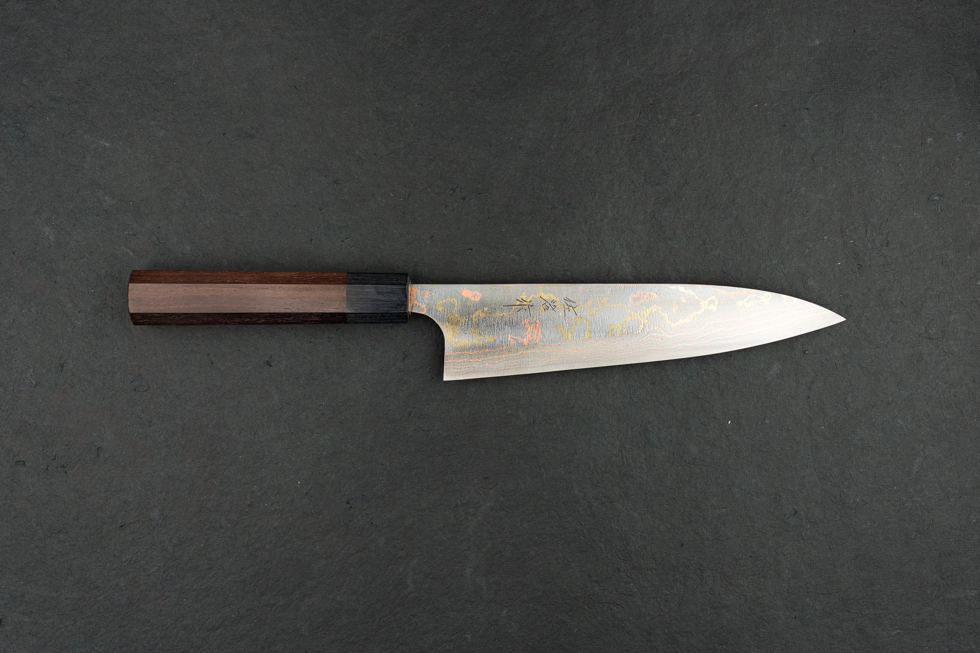 Takeshi Saji A2 Rainbow Damascus Wa Gyuto 180mm Japanese Chef Knife - Premium Handcrafted Kitchen Knife for Sushi, Meat Cutting & Professional Cooking