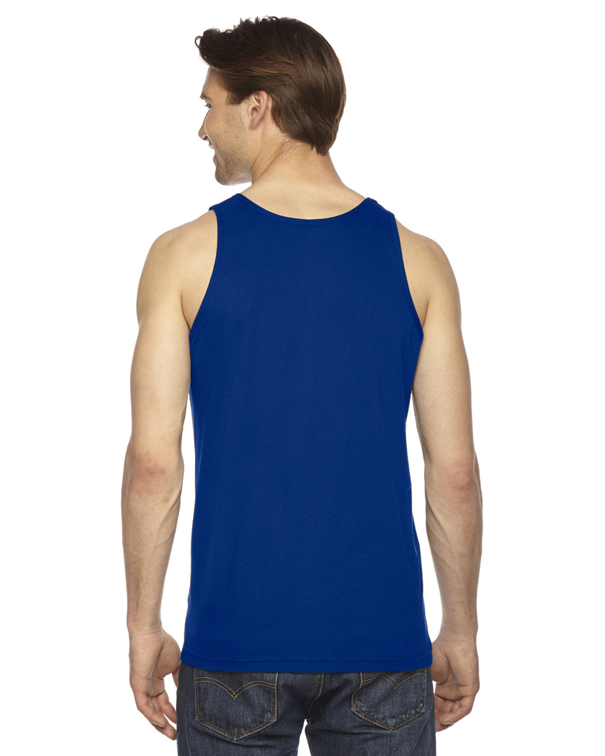 American Apparel 2408W Unisex Fine Jersey Tank Top - Soft Cotton Blend for Men & Women - Perfect for Gym, Yoga, Beach & Summer Outfits
