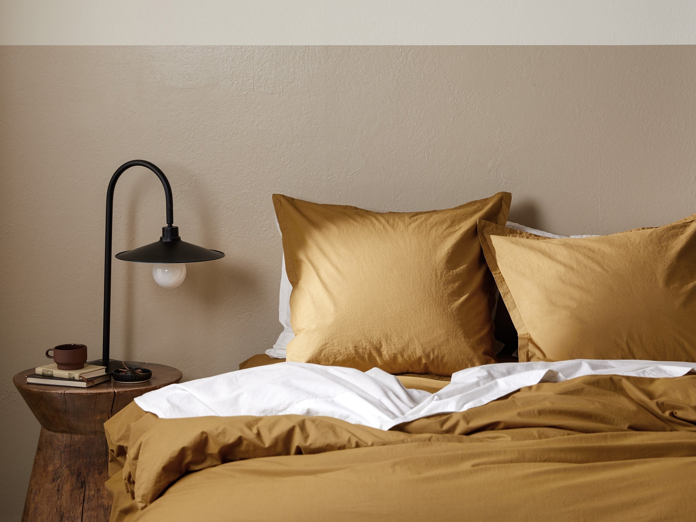 Premium Brushed Cotton Euro Sham Pillowcase - Soft & Breathable (Surplus & Ivory) - Perfect for Bedroom Decor, Guest Rooms & Cozy Home Styling
