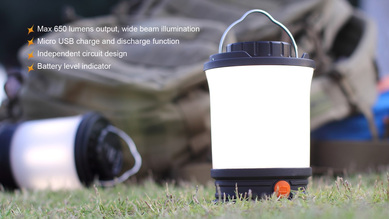 Fenix CL30R Rechargeable LED Camping Lantern - 3000 Lumen Waterproof Outdoor Light for Hiking, Emergency, Power Outage & Backpacking