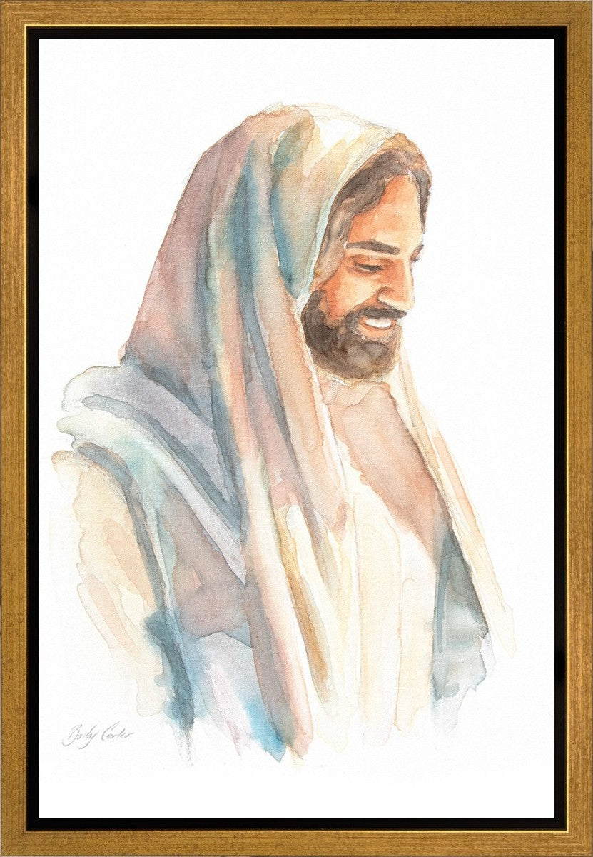 He Is The Light Gallery Wrap Canvas - Inspirational Christian Wall Art for Home, Church & Office Decor - Perfect for Living Room, Bedroom & Prayer Space