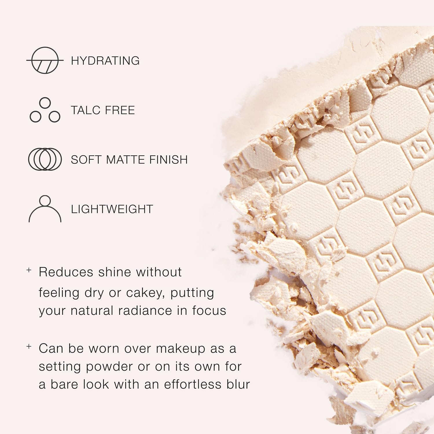 Jouer Soft Focus Hydrate & Setting Powder - Matte Finish Pressed Powder for Flawless Skin | Blurring Powder Reduces Fine Lines & Pores | Long-Lasting Makeup Setting for Foundation & Concealer | Perfect for Daily Wear & Special Occasions