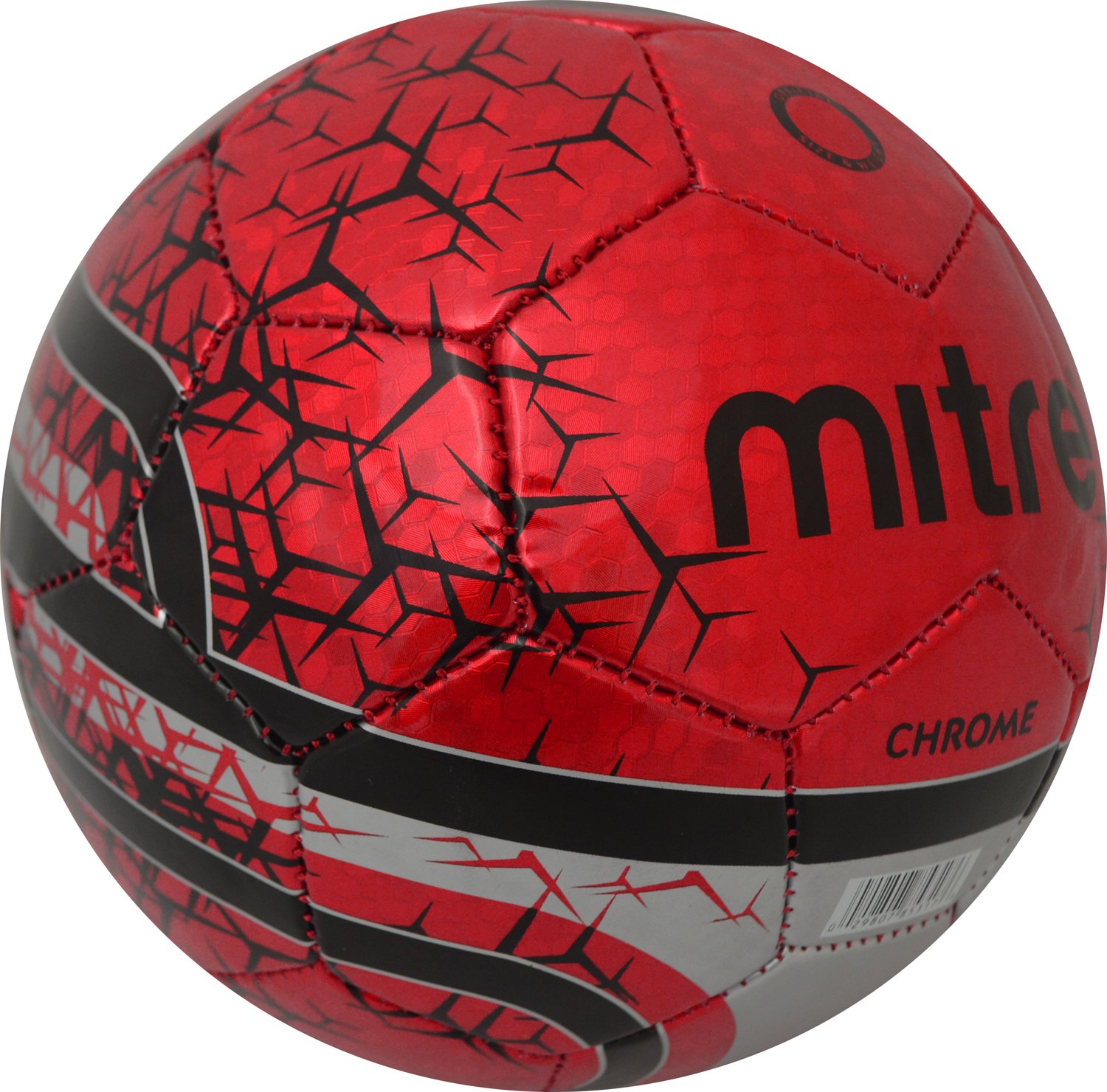 Mitre Chrome Soccer Ball - Official Size 5 Match Ball for Training & Games - Perfect for Youth, Adult, and Professional Players - Ideal for Grass, Turf, and Indoor Play