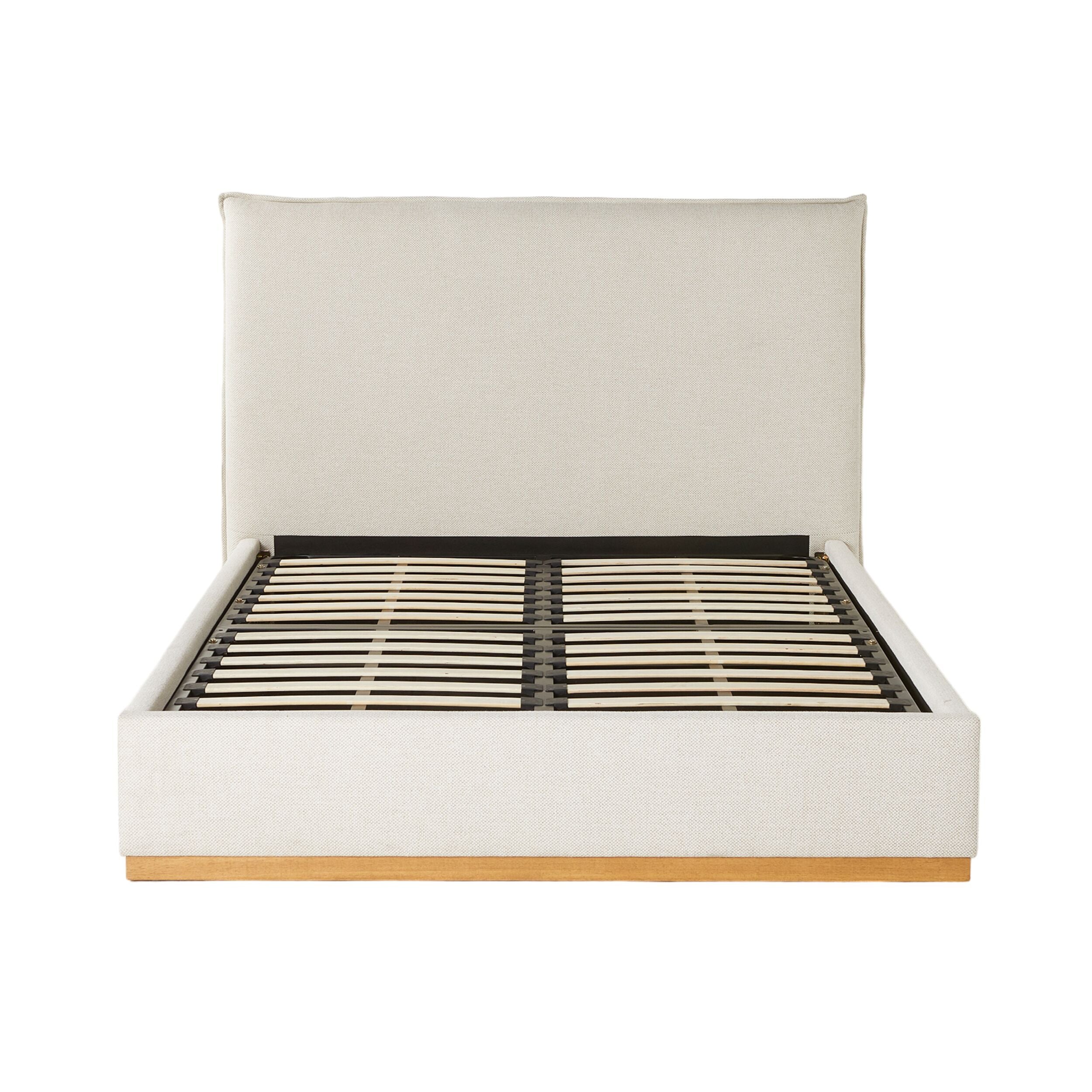 Avalonia Queen Size Bed Frame - Modern Platform Bed with Sturdy Wooden Slats - Perfect for Bedroom, Guest Room & Home Decor