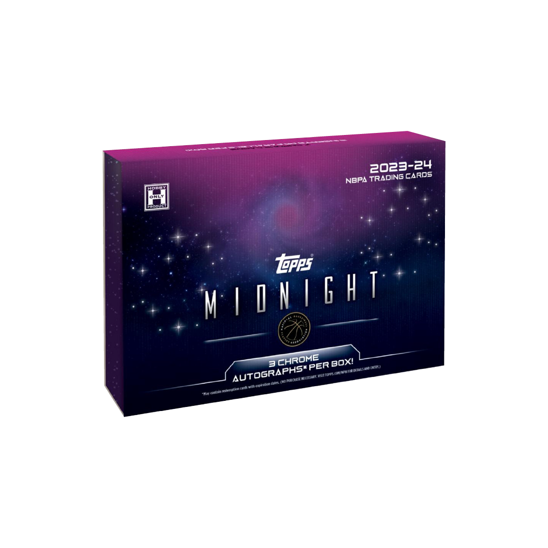 Topps Midnight Basketball 2023-24 Hobby Box - Premium Trading Cards Collection for NBA Fans - Perfect for Collectors, Investments & Game Night Fun