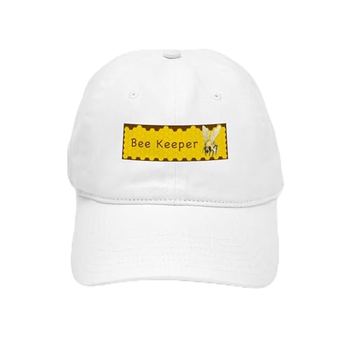 White - Honey Bee ~ Bee Keeper ~ Cap