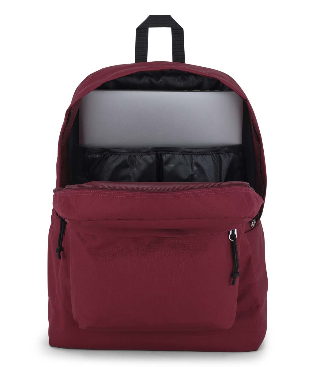 JanSport SuperBreak Plus Backpack - Lightweight Laptop Backpack for School & Travel, Durable Russett Red Daypack - Perfect for College, Work & Outdoor Adventures