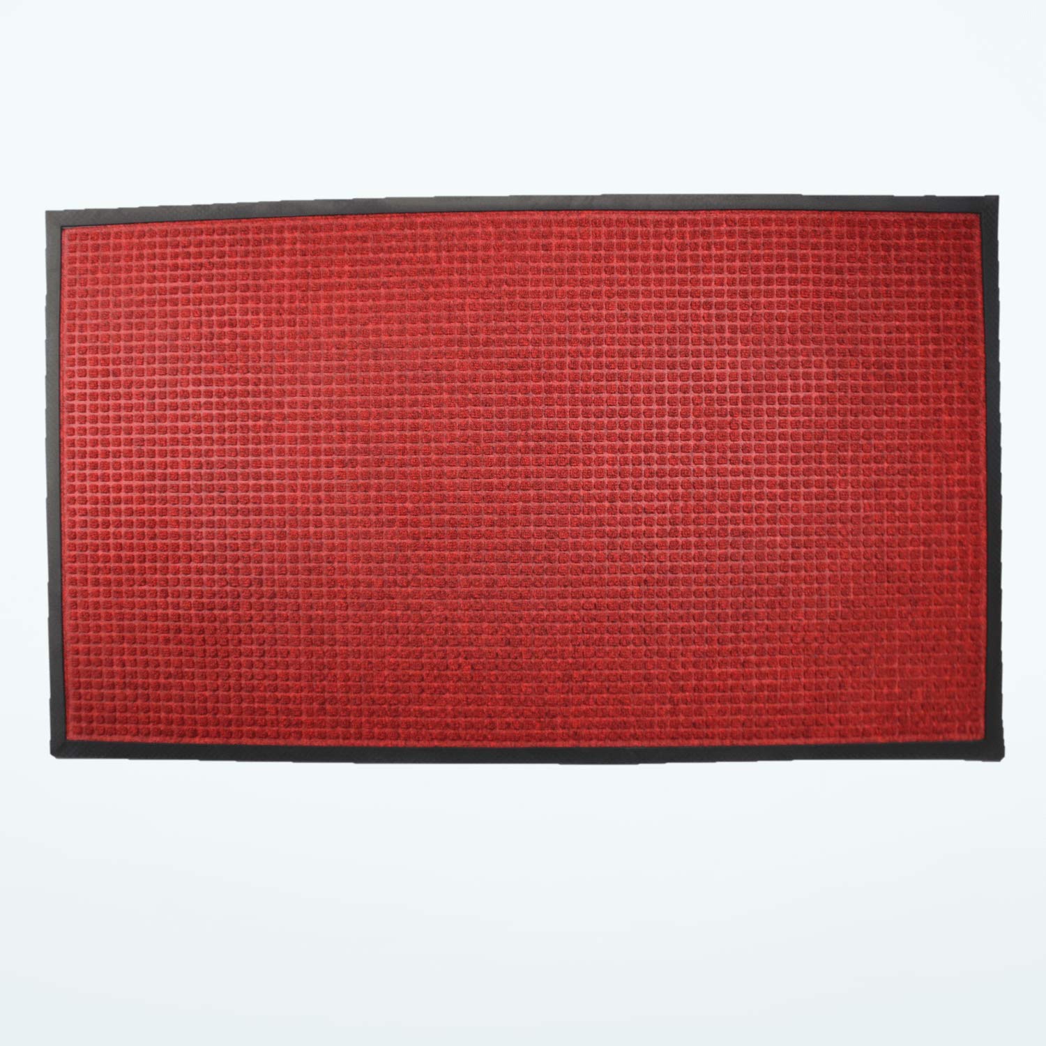 Rhino Town N Country Entrance Mat 4' x 6' Red - Heavy Duty Doormat for Home & Office, Indoor/Outdoor Use, Non-Slip, Durable Welcome Mat for High Traffic Areas