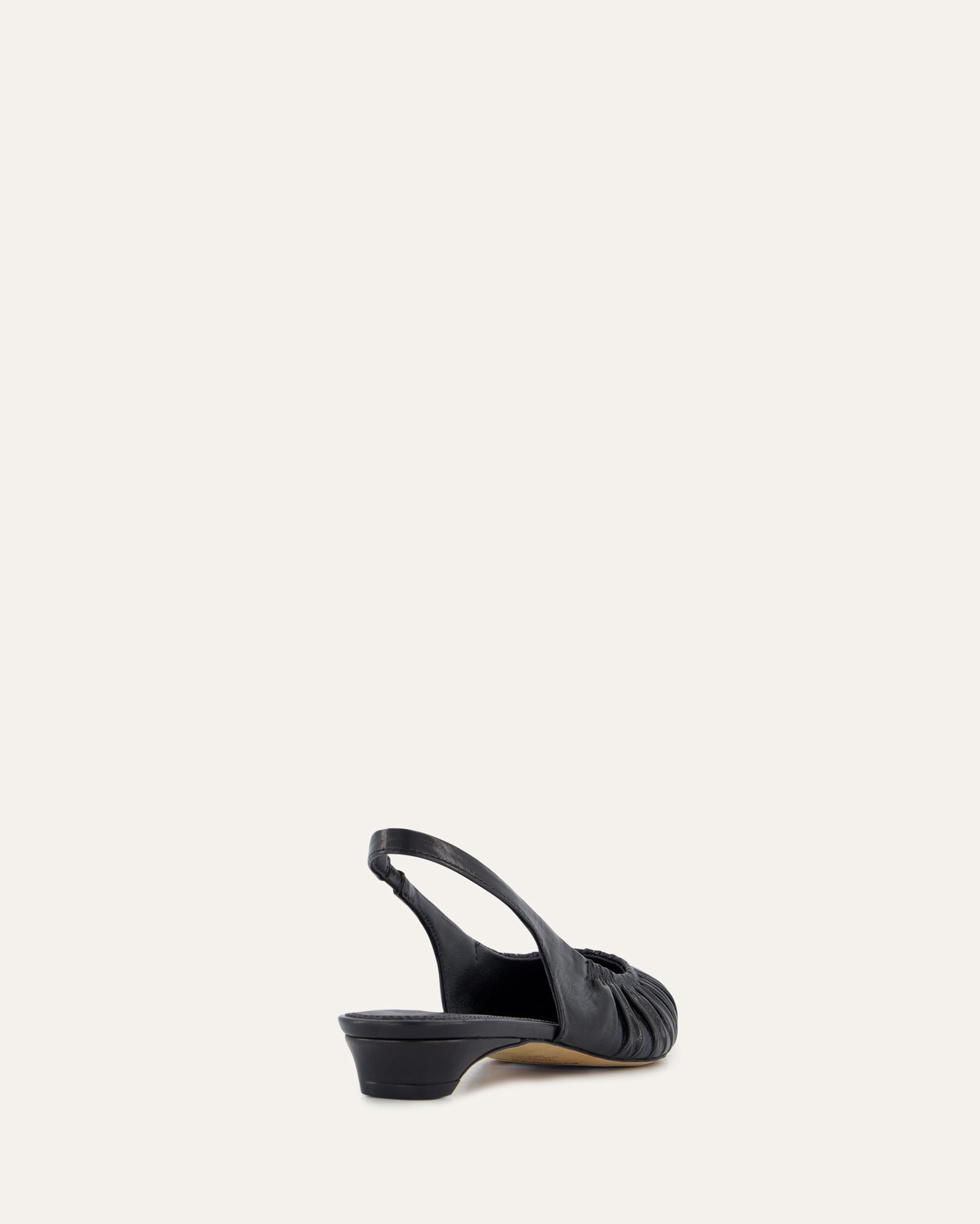 Adaline Black Leather Dress Flats - Comfortable & Stylish Women's Shoes for Work, Office & Casual Outfits