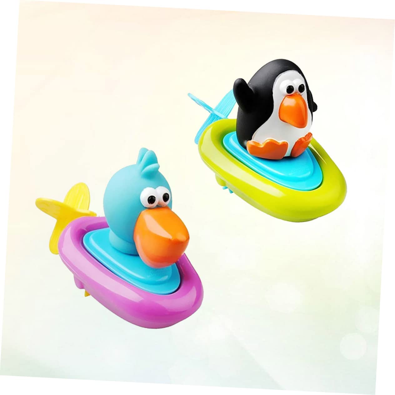 Totority 6-Piece Wind-Up Bath Toys Set for Kids - Fun Bathtub & Pool Floating Toys for Toddlers & Children - Perfect for Bath Time, Sensory Play & Water Activities