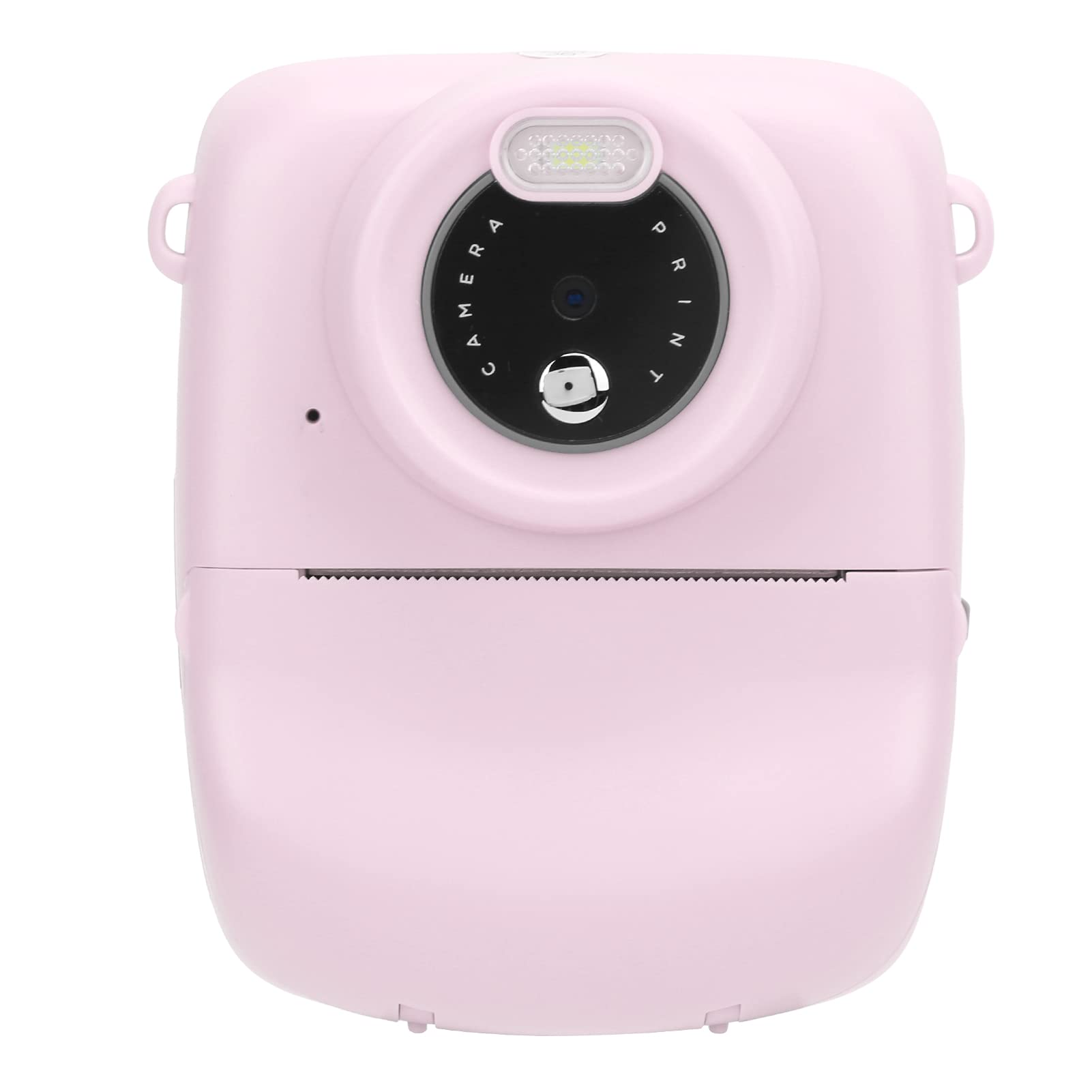 Kids Digital Camera with 2000mAh Battery & Instant Print - Safe ABS Material & Built-in Speakers - Fun Educational Toy for Boys & Girls (Pink) - Perfect for Travel, Birthday Gifts & Creative Photography