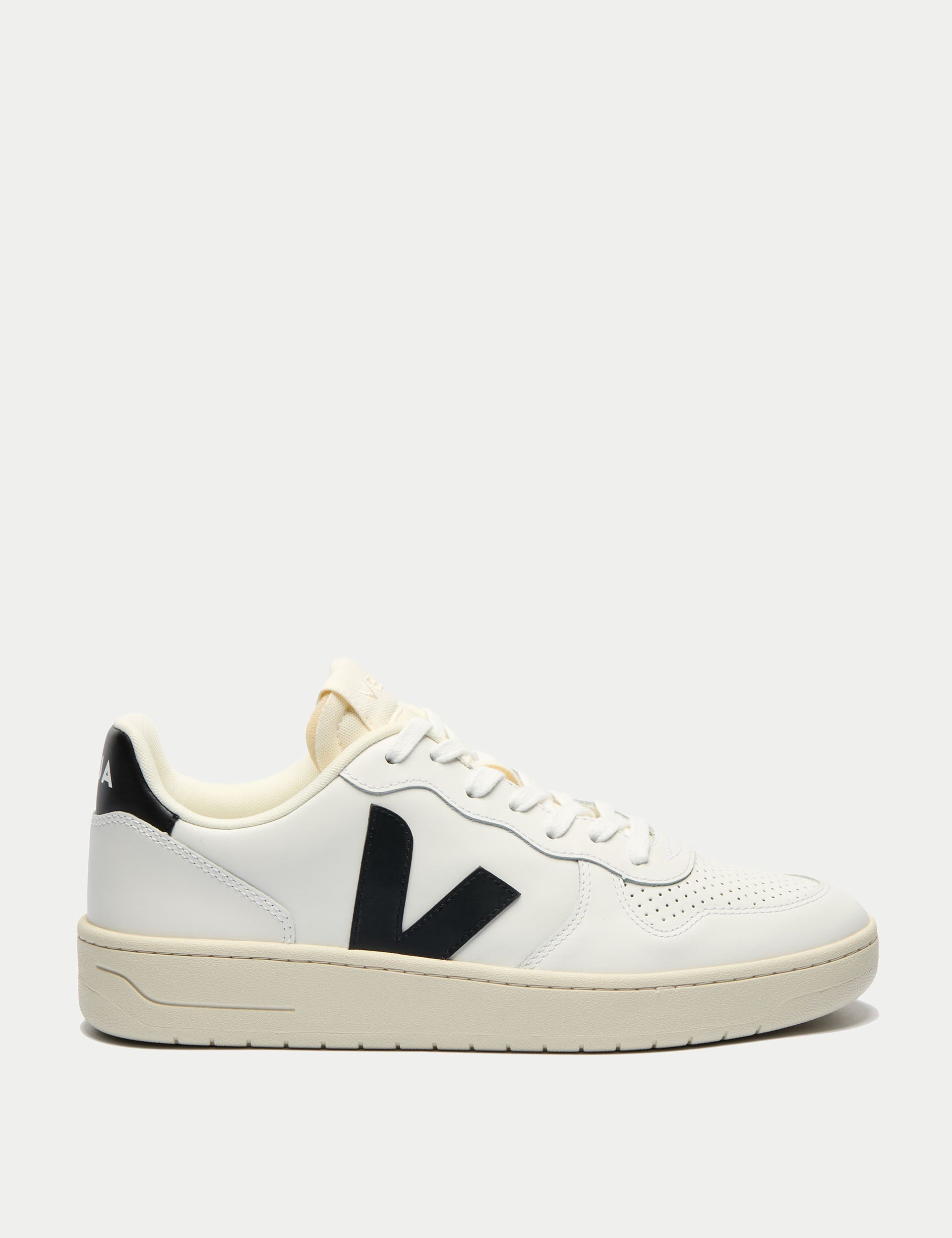 Premium V10 Genuine Leather Shoes - White & Black Color Options for Men & Women | Perfect for Casual Wear, Office, and Outdoor Activities