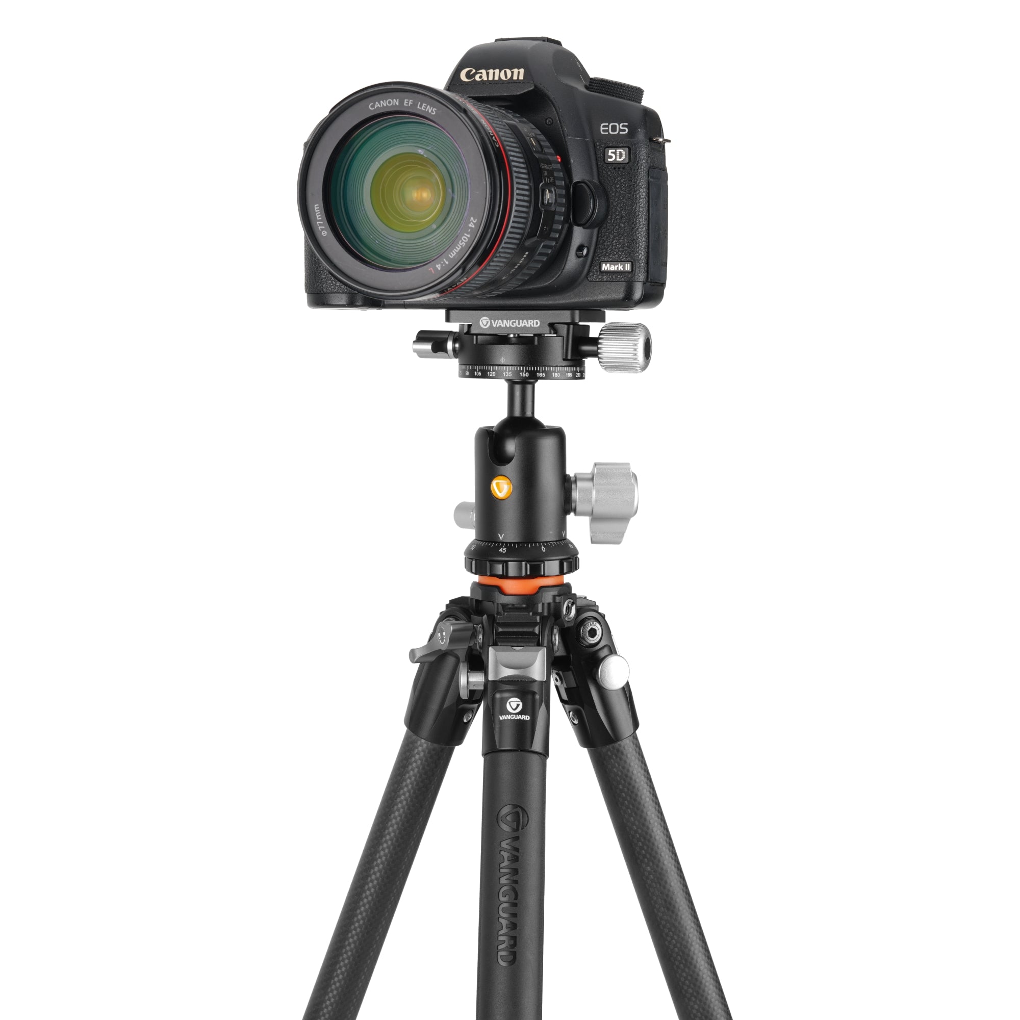 VEO 5 234CB 110S Carbon Fiber Tripod with Dual Axis Head - Lightweight Camera & Smartphone Tripod for Travel, Vlogging, and Outdoor Photography