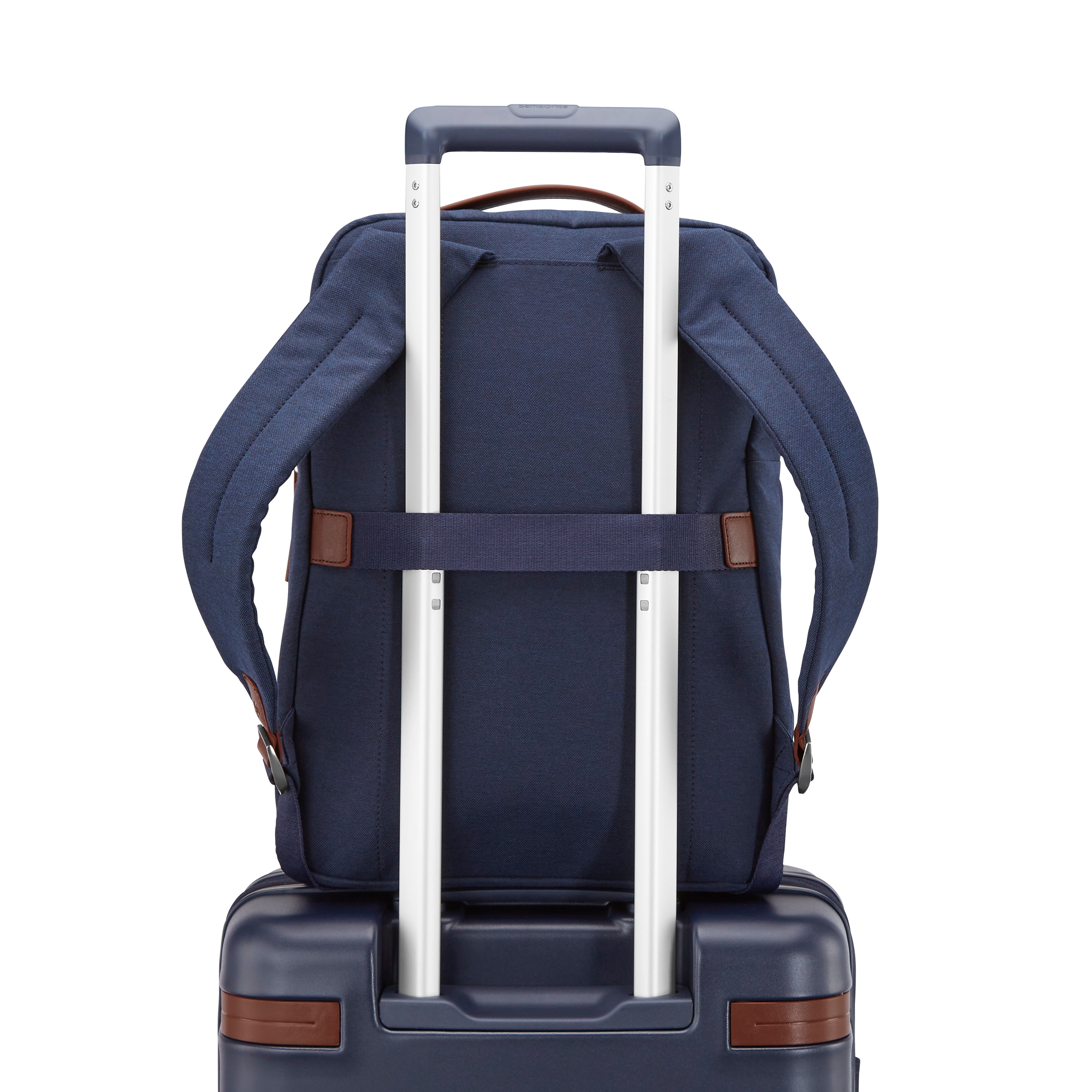 Samsonite Virtuosa Laptop Backpack 14.1 Inch - Lightweight Durable Business Travel Backpack with USB Charging Port, Perfect for Work, School & Commuting