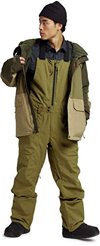 **Burton Men's Reserve 2L Bib Pants – Waterproof Snowboard & Ski Bibs for Men – Ideal for Winter Sports & Outdoor Adventures**