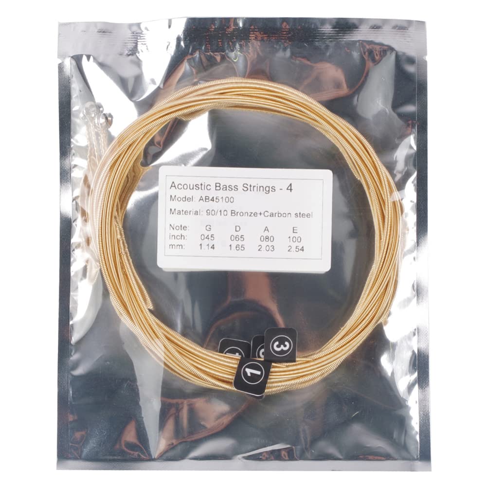 Premium Bass Guitar Strings Set - High-Quality Bass Accessories & Replacement Parts for Enhanced Sound Performance | Perfect for Live Gigs, Studio Recording & Practice Sessions