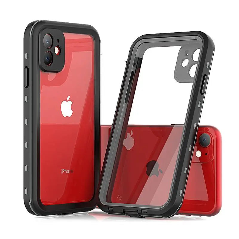 Waterproof iPhone Cases for Apple iPhone 7/8/X/11/12/13/14 Pro Max - Shockproof & Dustproof Protective Cover for Swimming, Hiking & Outdoor Activities