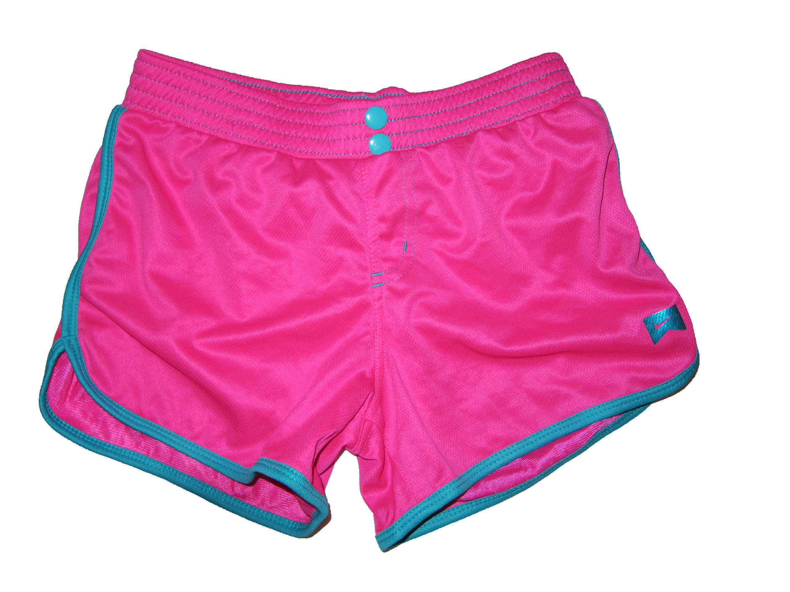 Nike Girls' Running Shorts - Breathable Pink Crush Athletic Shorts for Kids' Sports, Gym & Casual Wear