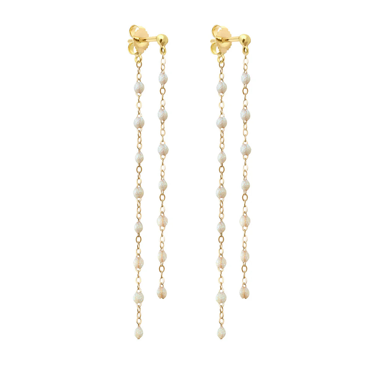 Elegant Gigi Clozeau Dancing Earrings with Opal Gemstone – Perfect for Weddings, Parties & Special Occasions