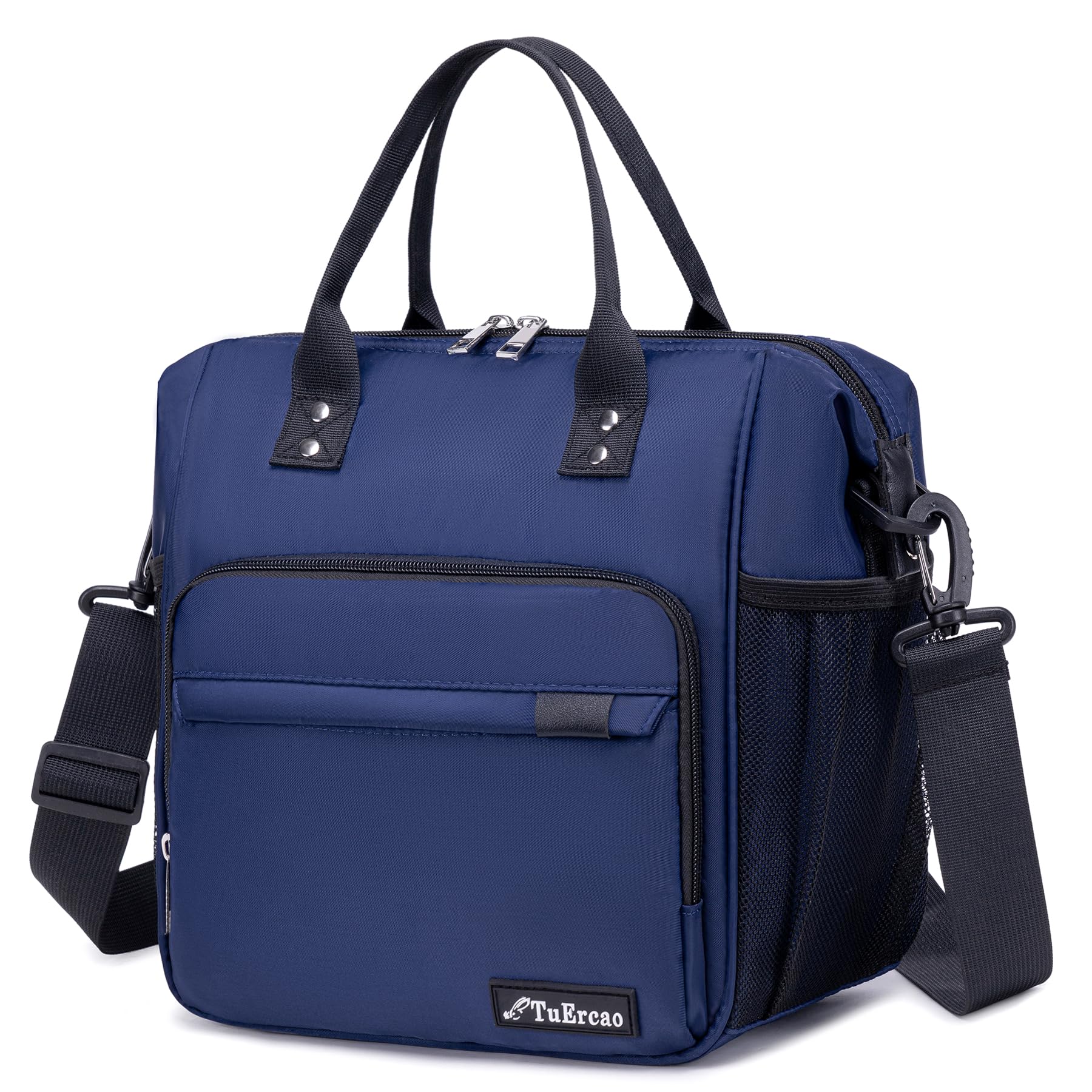 Insulated Lunch Box for Women - Leakproof Bento Box with Cooler Bag, Perfect for Office, School & Picnic | TuErCao Blue Lunch Tote for Female Adults