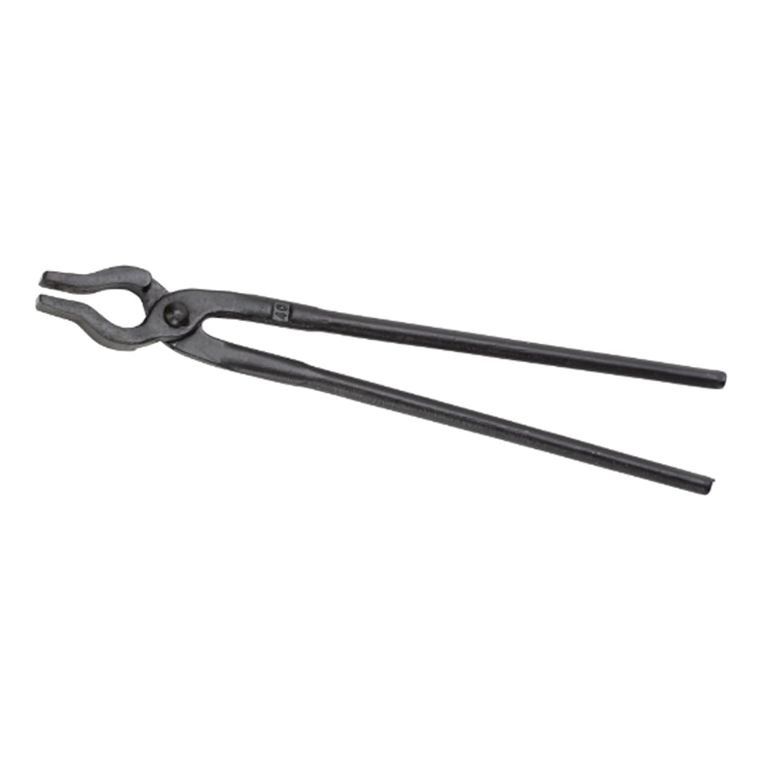 12 Inch Blacksmith Tongs - Heavy Duty Cast Iron Forge Tongs for Metalworking, Blacksmithing & DIY Projects - Perfect for Holding Hot Metal, Forging & Crafting
