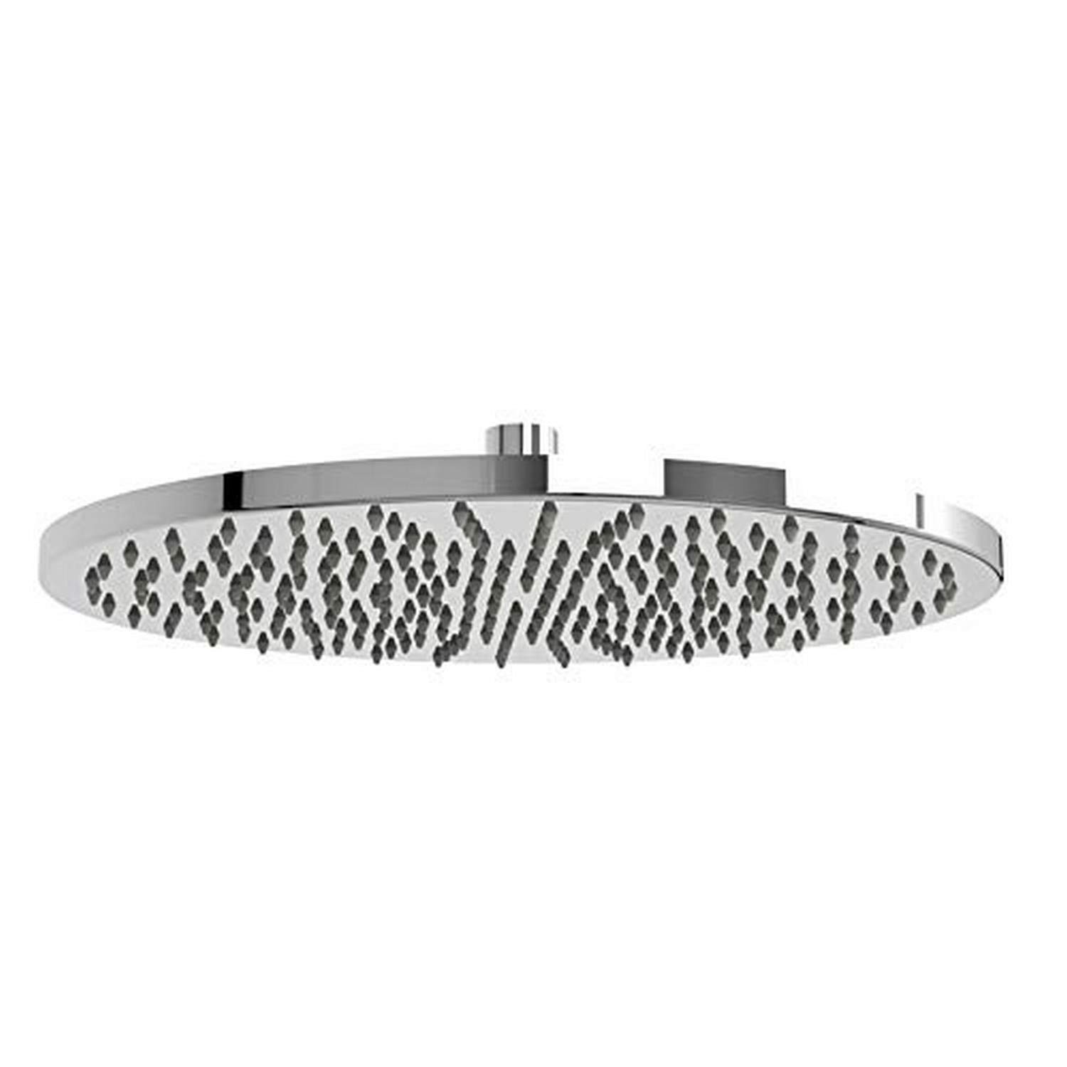 Riobel 472BN 12 Inch Rainfall Shower Head - High Pressure Luxury Chrome Finish for Spa-Like Bathroom Experience | Perfect for Master Bath, Guest Bath & Home Renovation