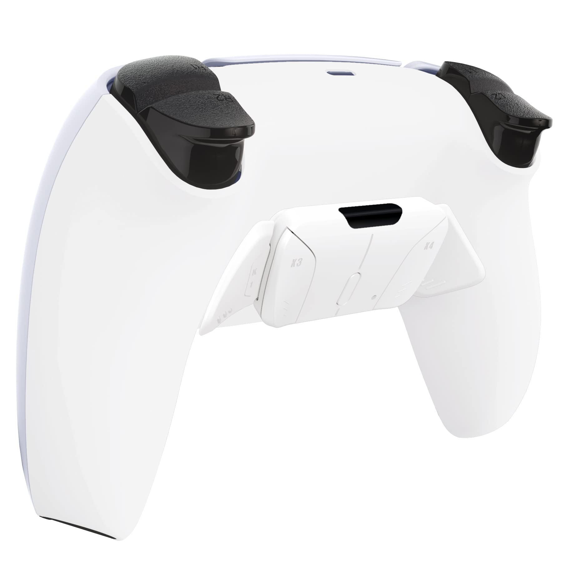 eXtremeRate RISE4 Remap Kit for PS5 Controller BDM-010/020 - Customizable Back Paddles, Remapper Board & Ergonomic Case Backplate (Snow White) | Enhance Gaming Performance for FPS, Racing & Competitive Play