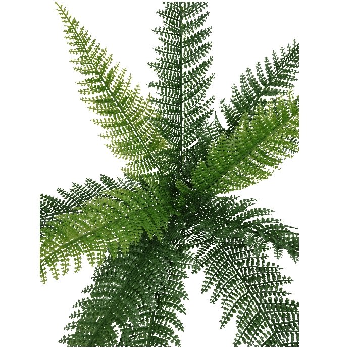 45cm Artificial Draping Fern Stem - Realistic Fake Greenery for Home Decor, Wedding Centerpieces & Office Plants - Perfect for Vases, Floral Arrangements & Shelf Displays