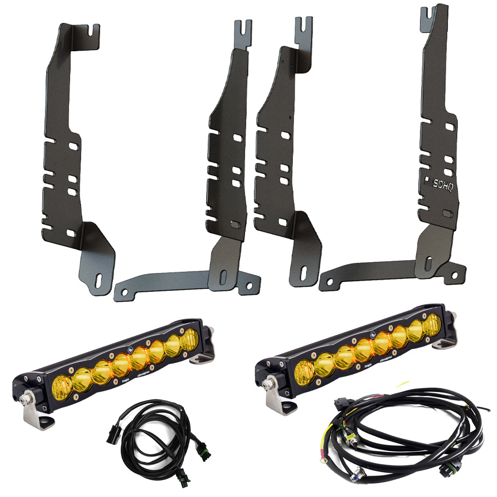 2019-2025 Ram 1500 SDHQ Custom Grille LED Light Bar Mount Kit - DIY Off-Road Lighting Upgrade for Trucks | Perfect for Night Driving, Camping & Off-Road Adventures
