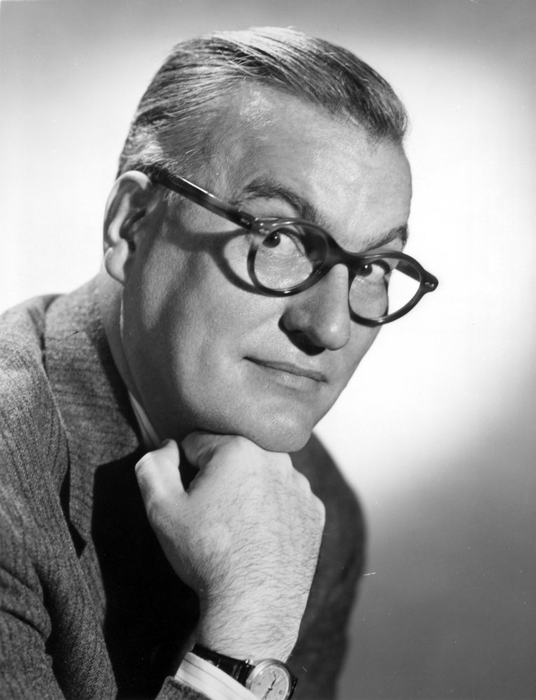 Dave Garroway Wearing Glasses Vintage Photo Print - 24x30 Inches Wall Art Decor for Living Room, Office & Retro Style Home Decor