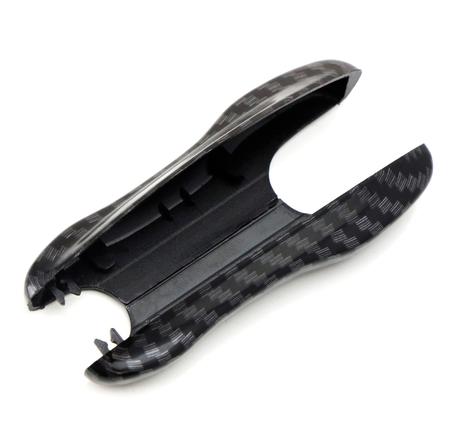 Carbon Fiber Key Fob Shell Cover Replacement for 2017+ Porsche Panamera & 2019+ Cayenne - Durable Protective Case for Car Keys (Perfect for Everyday Use & Luxury Vehicle Protection)