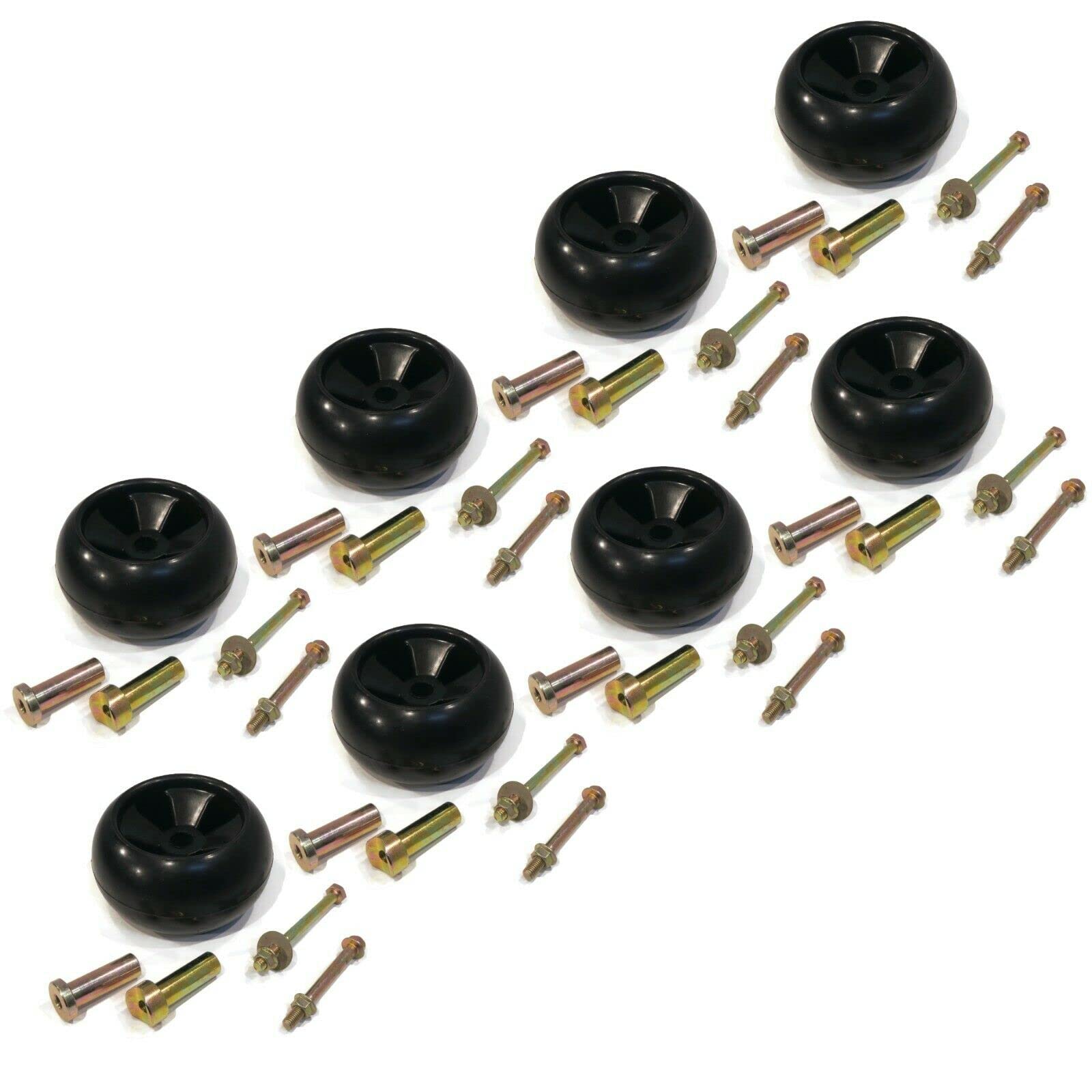 8 Pack Deck Wheel Kit for Murray 092683, 092683MA, 92683, 92683MA Lawn Mower - Replacement Wheels for Smooth Lawn Mowing & Easy Maneuvering