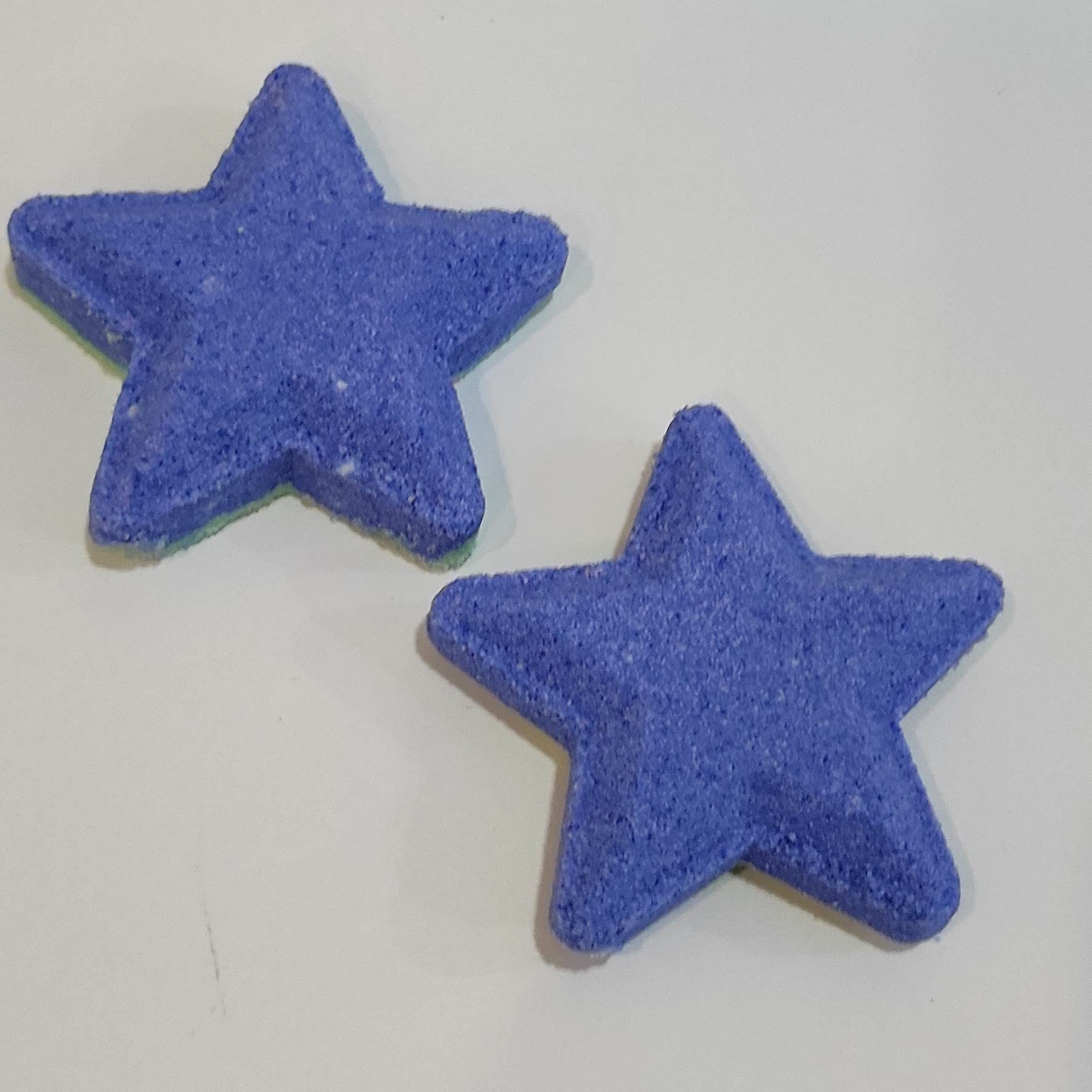 Kids Star Shaped Bath Bombs Set of 2 - Jojoba Oil Enriched Birthday/Christmas/Raksha Bandhan Gifts - Fun Bath Fizzies for Children's Relaxation & Party Favors